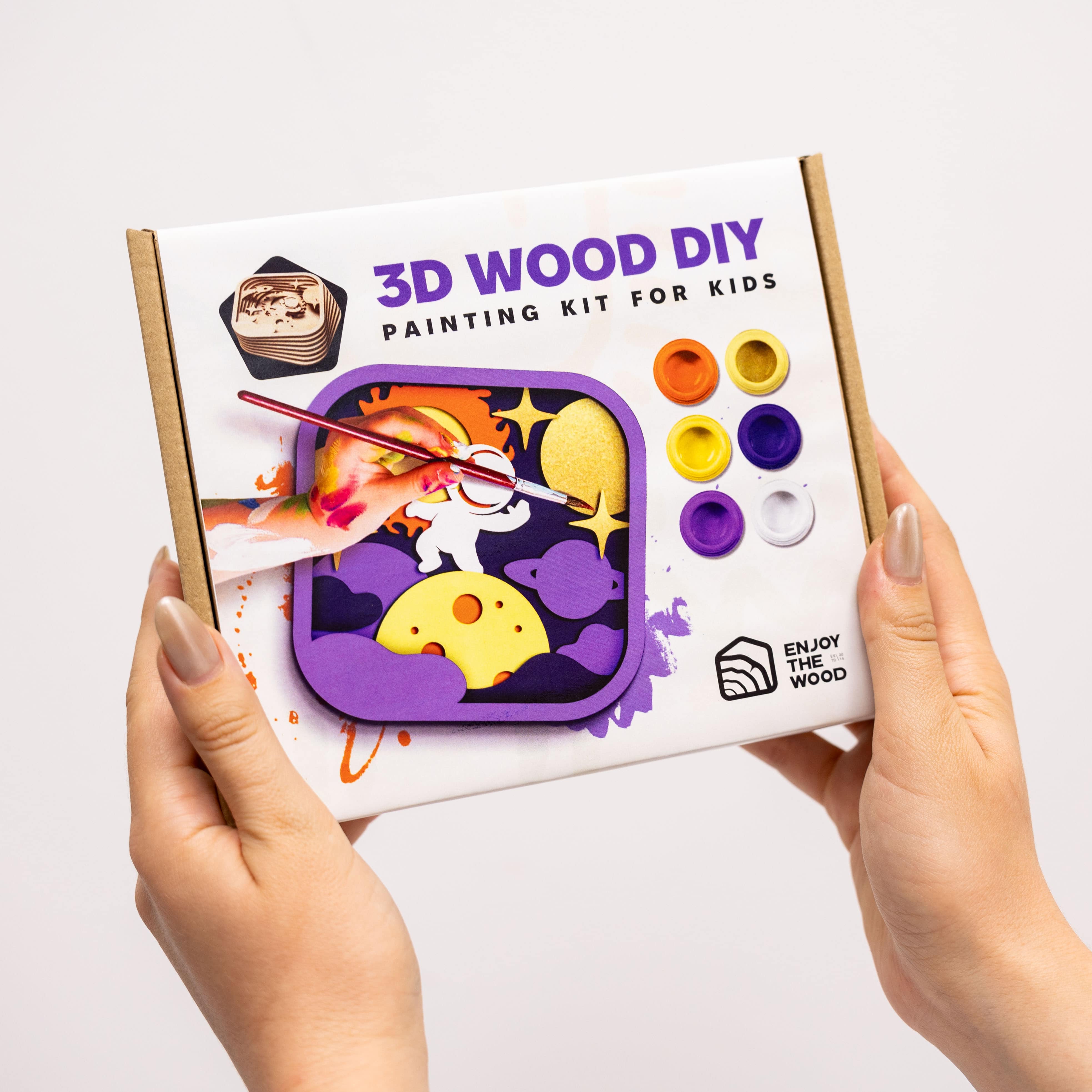 3D DIY Holz Malset