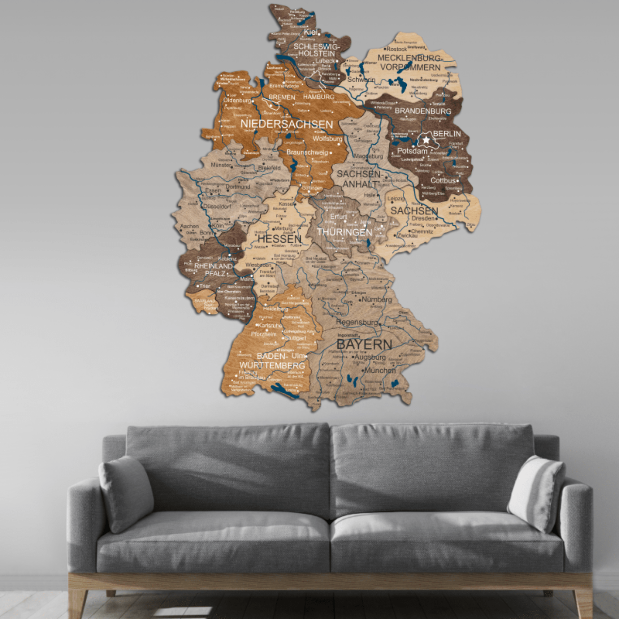 3d karte deutschland