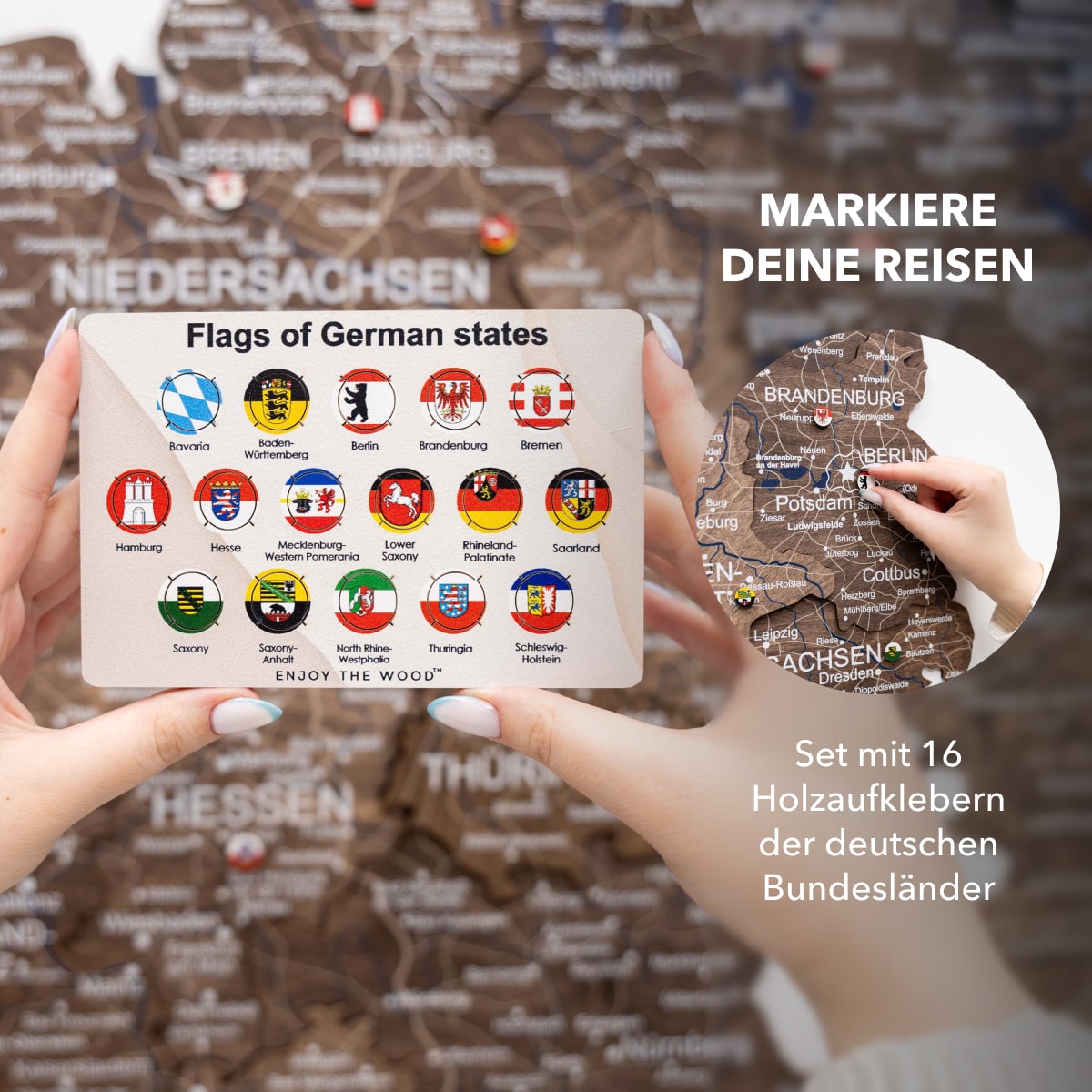 deutschlandkarte für die wand