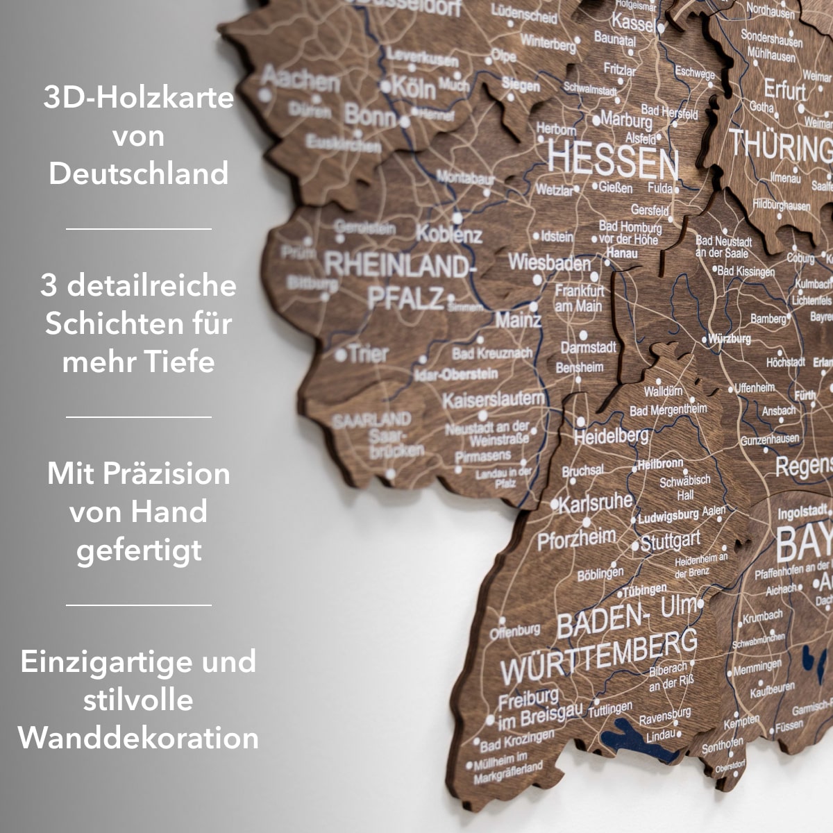 deutschlandkarte für die wand