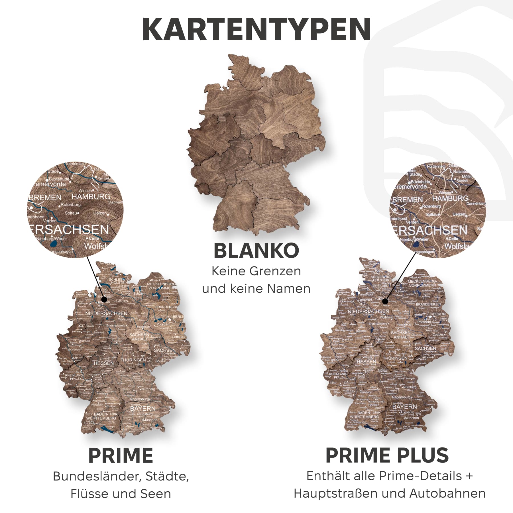 deutschlandkarte für die wand