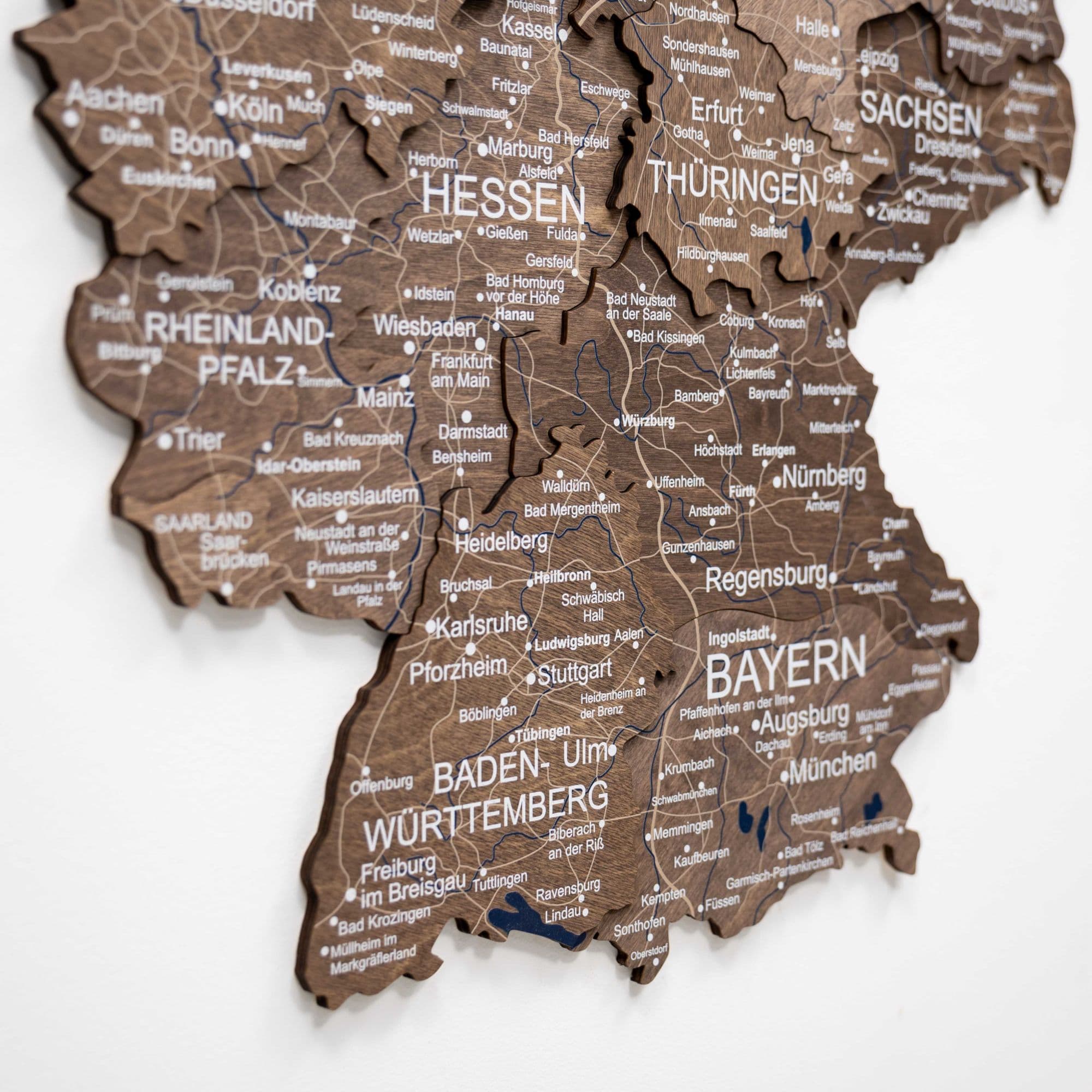 deutschlandkarte für die wand