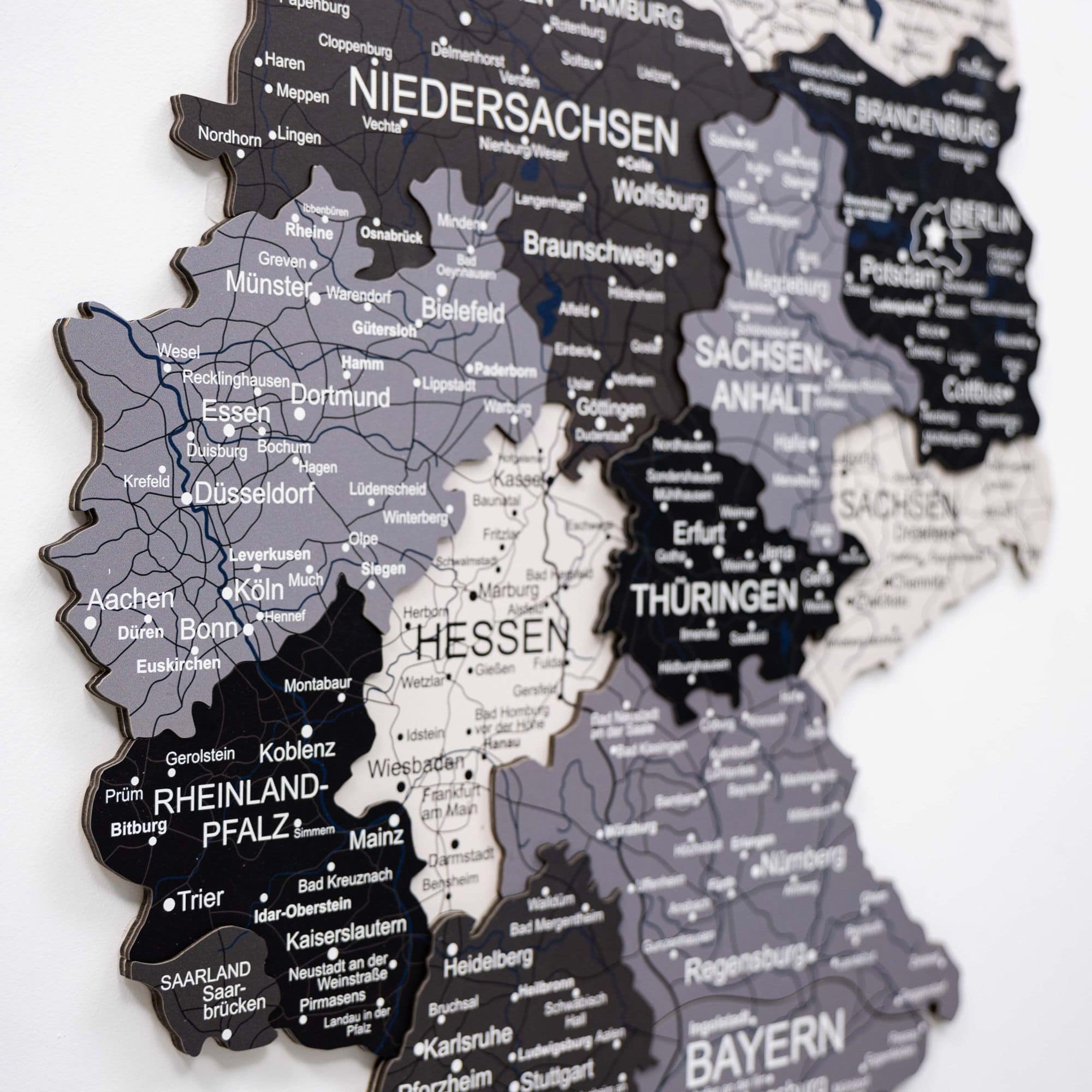 3d modell deutschland karte