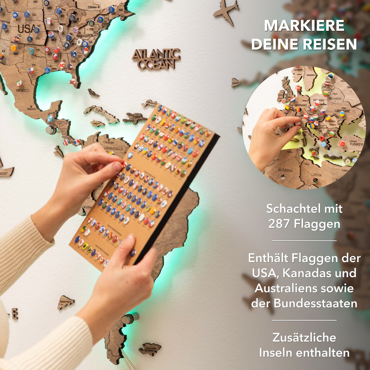 3d weltkarte aus holz