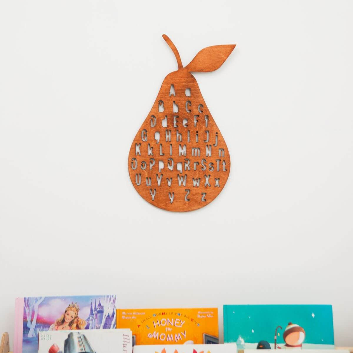 wooden wall letters
