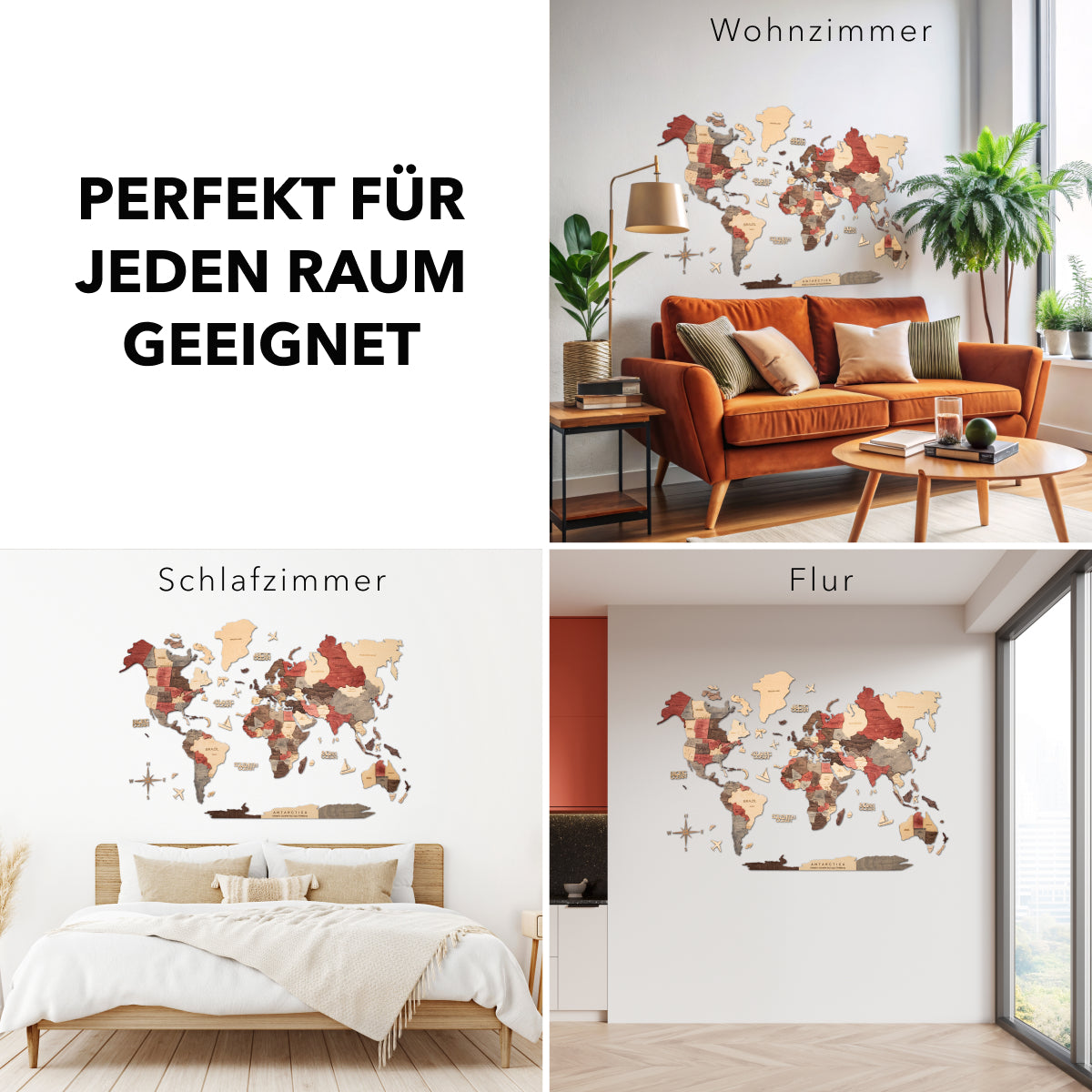 3d weltkarte aus holz fusion