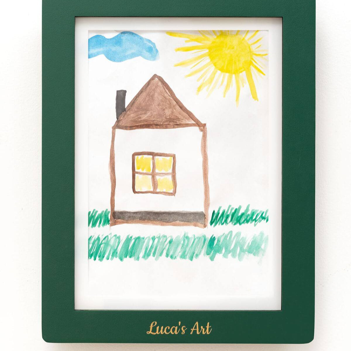 frame to display kids art green a3/a4