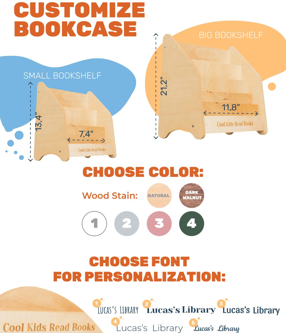 children bookshelf