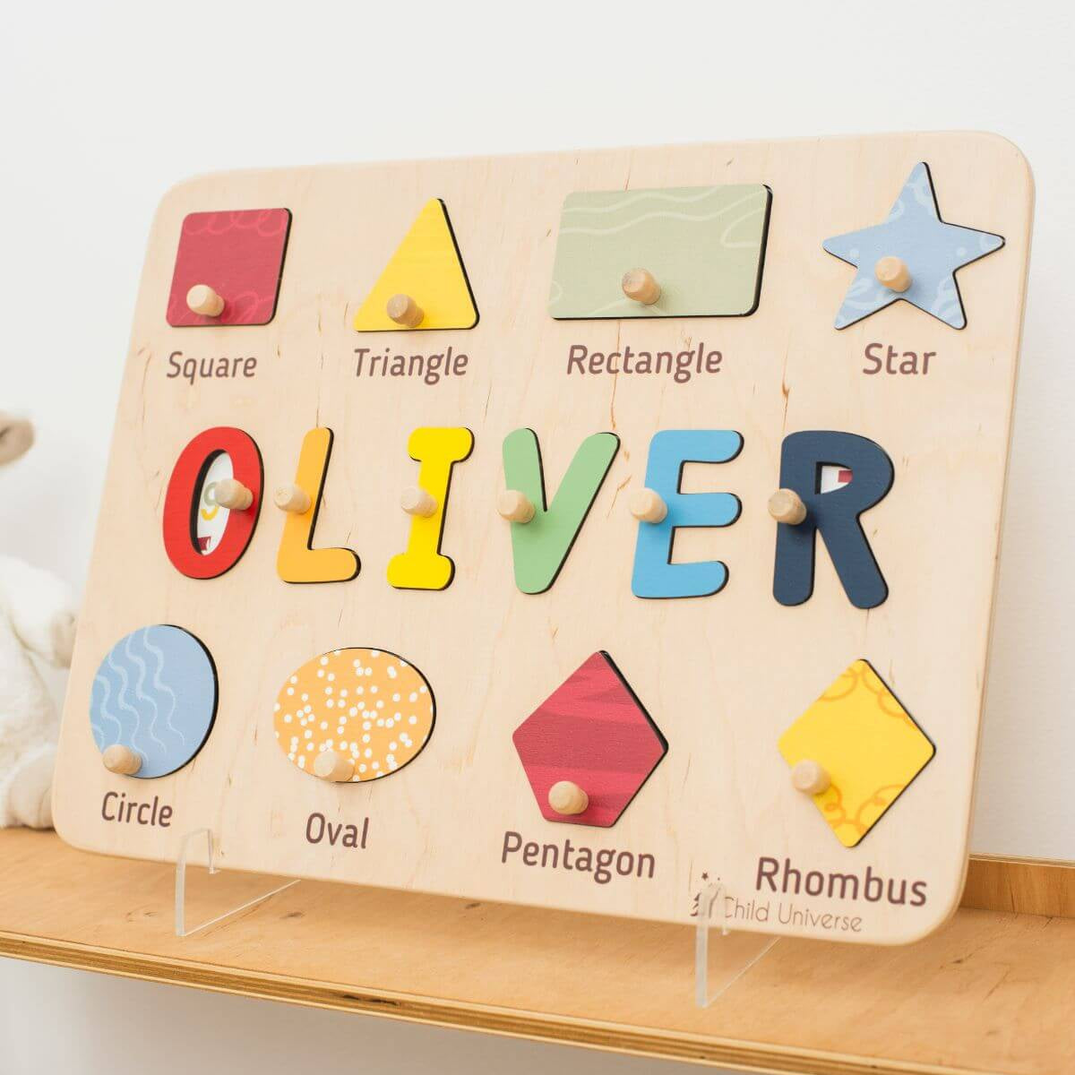 wooden board puzzles for toddlers
