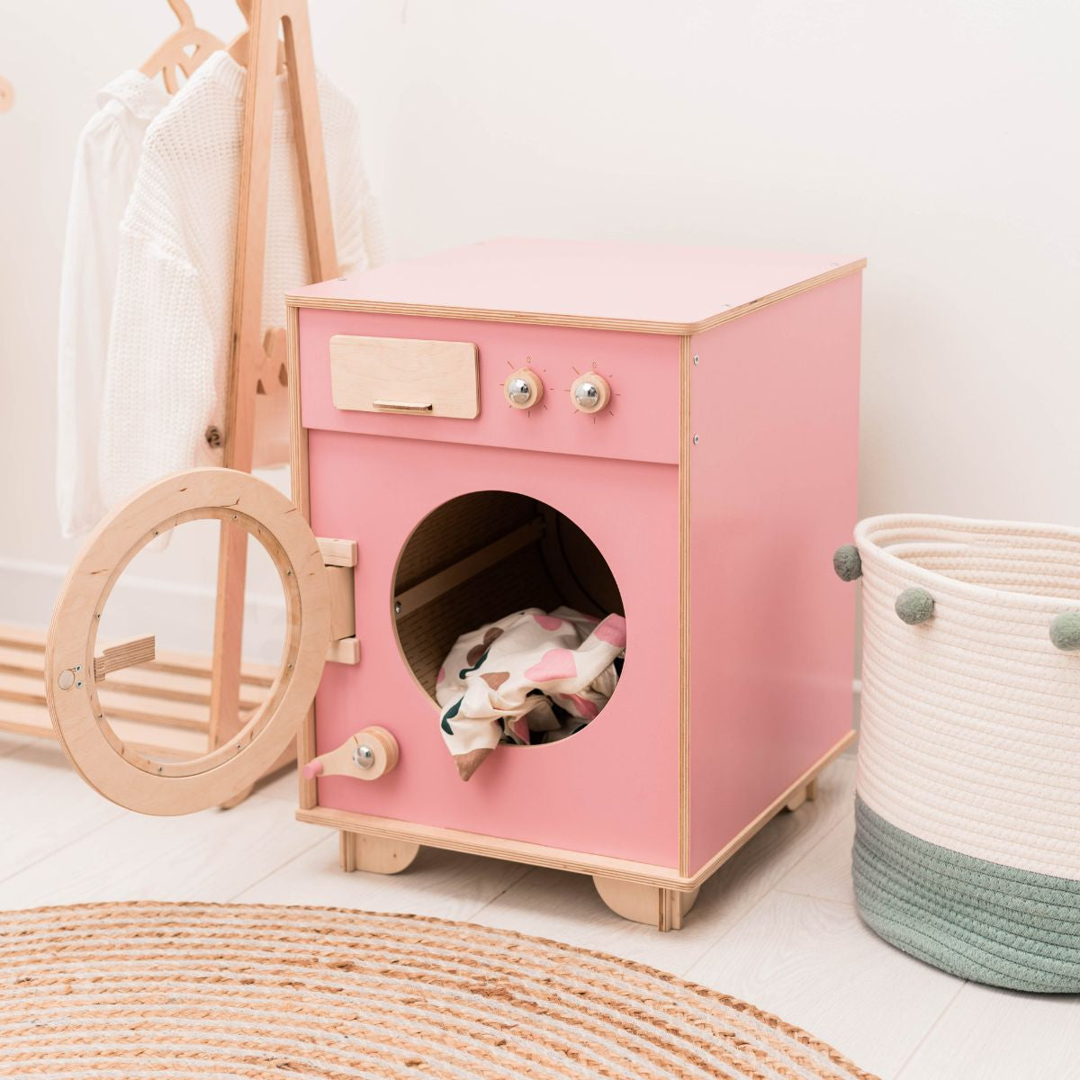 toy washing machine wooden