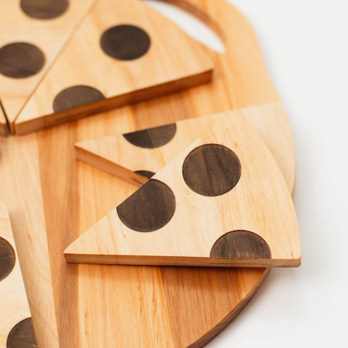 toy set wooden pizza