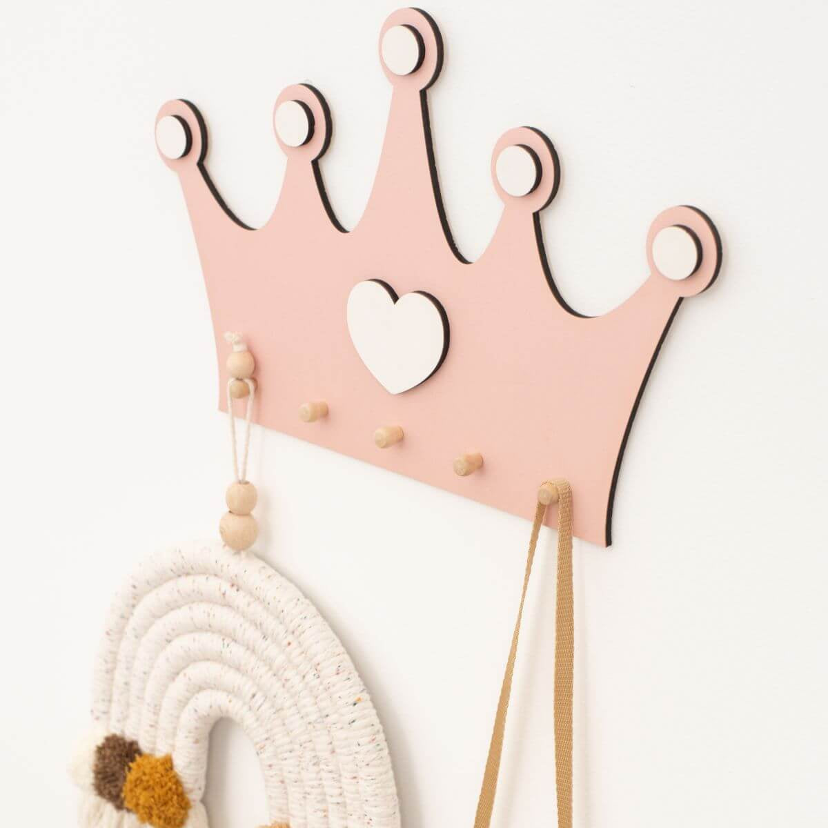 girl nursery wall hooks