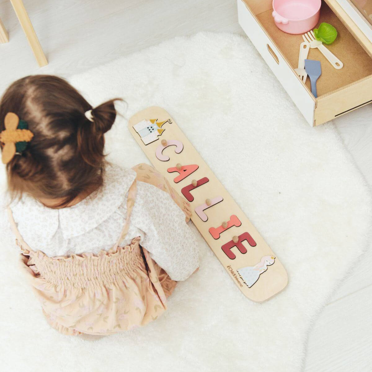 busy board for baby girl