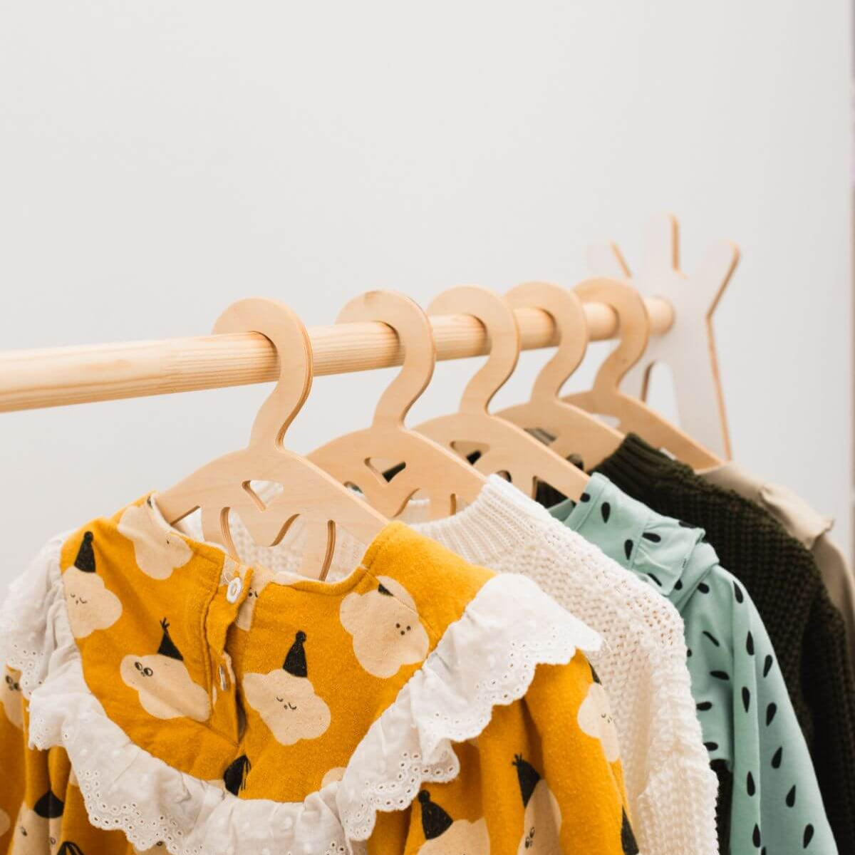 baby wooden hangers