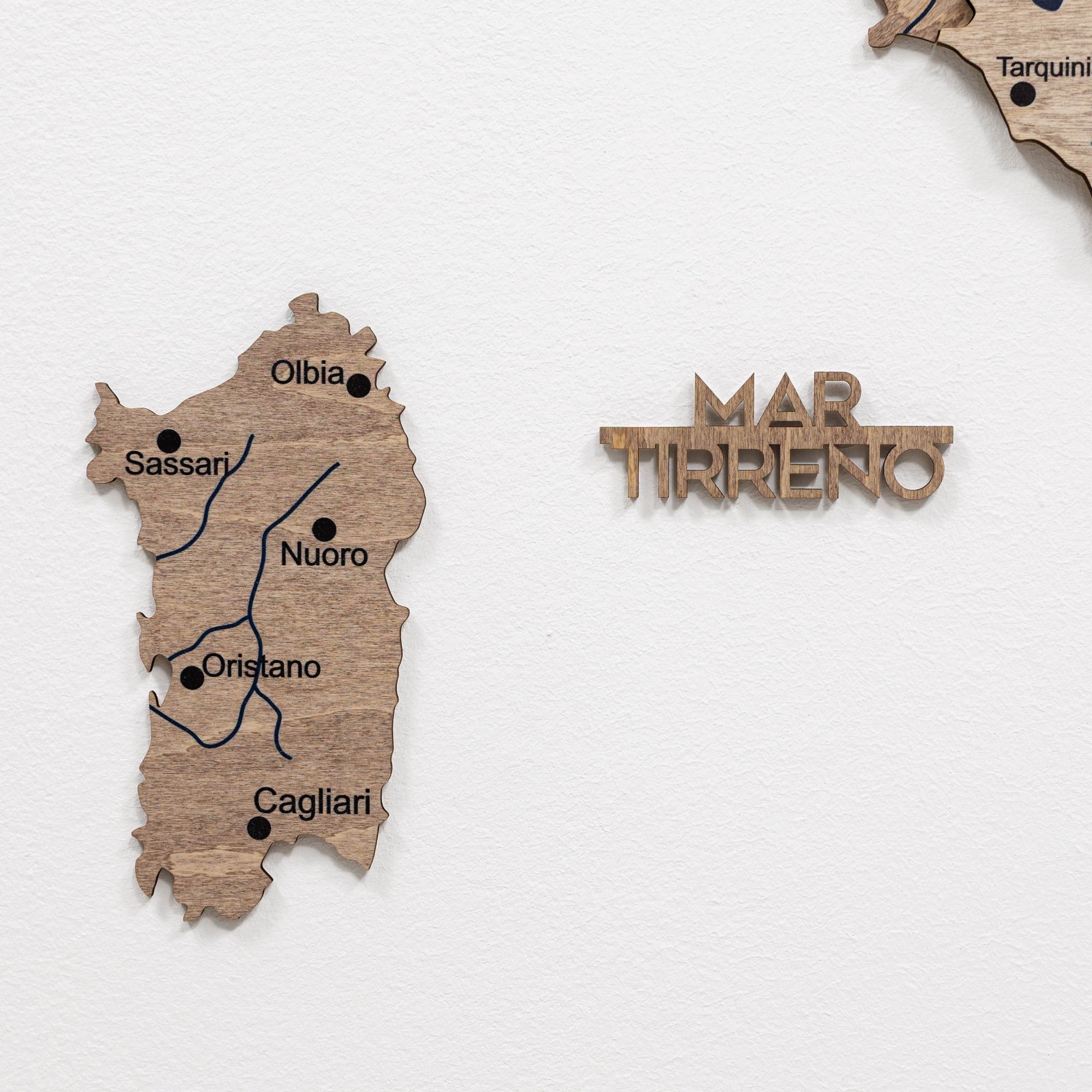 3D Wooden Map of Italy – Terra