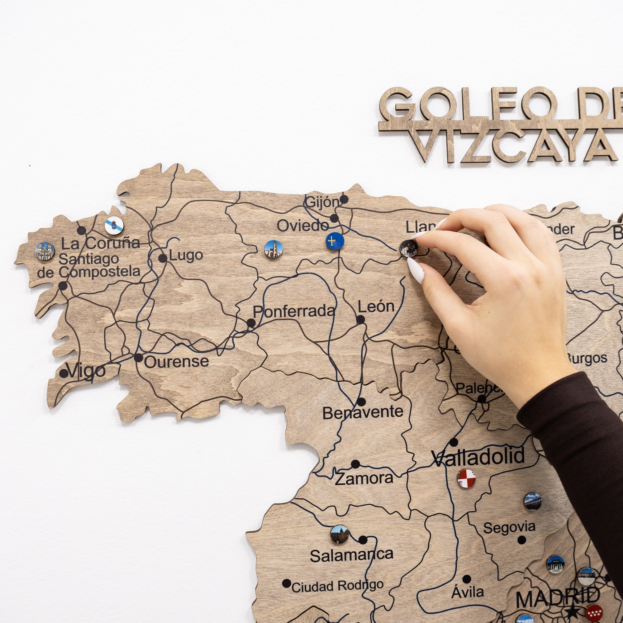 Spain Landmarks Pins by Enjoy The Wood