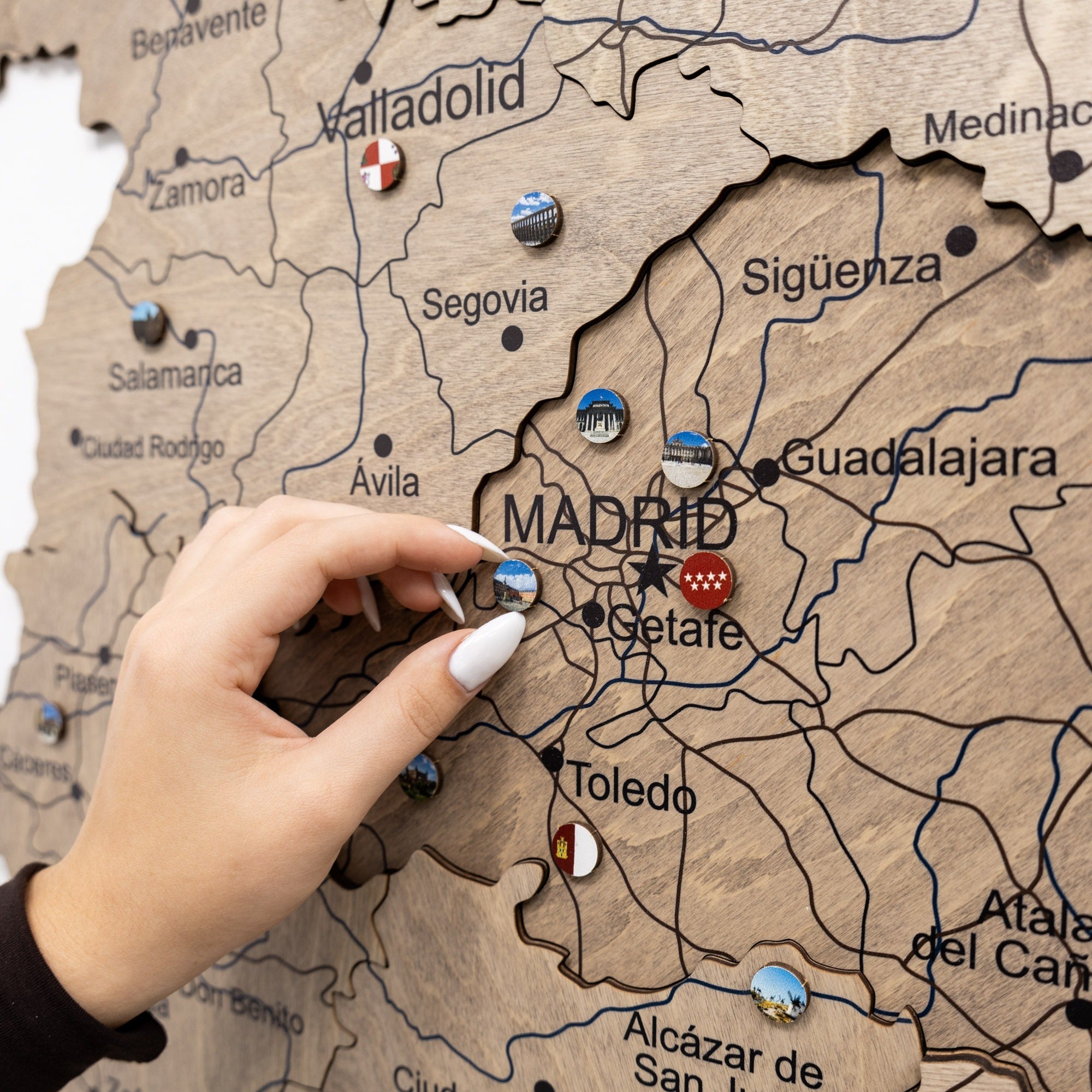 Spain Landmarks Pins by Enjoy The Wood