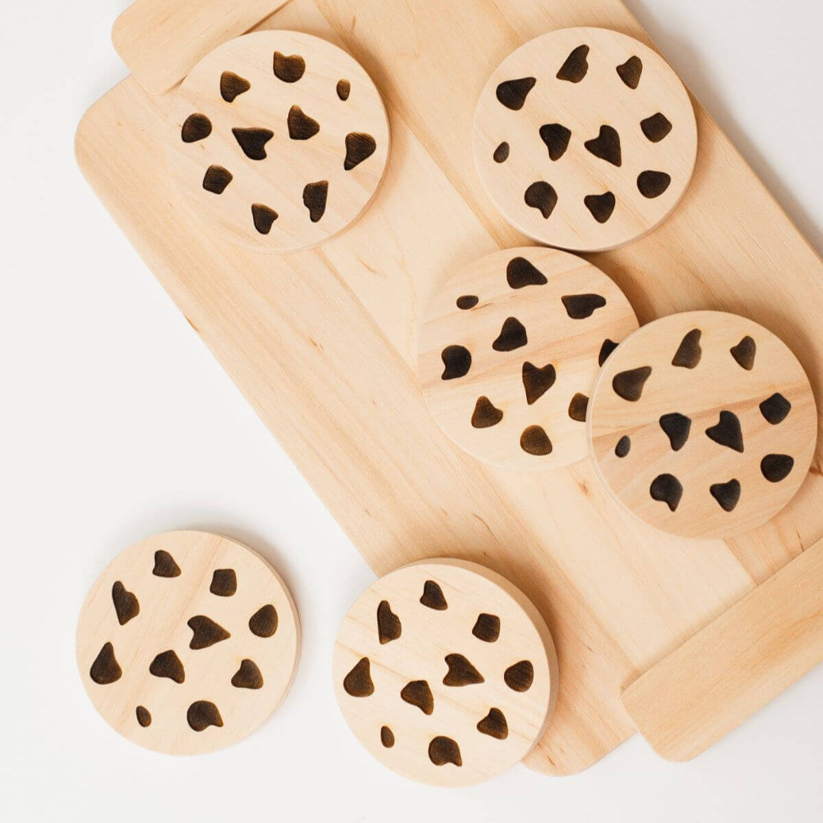 wooden biscuits toy cookies