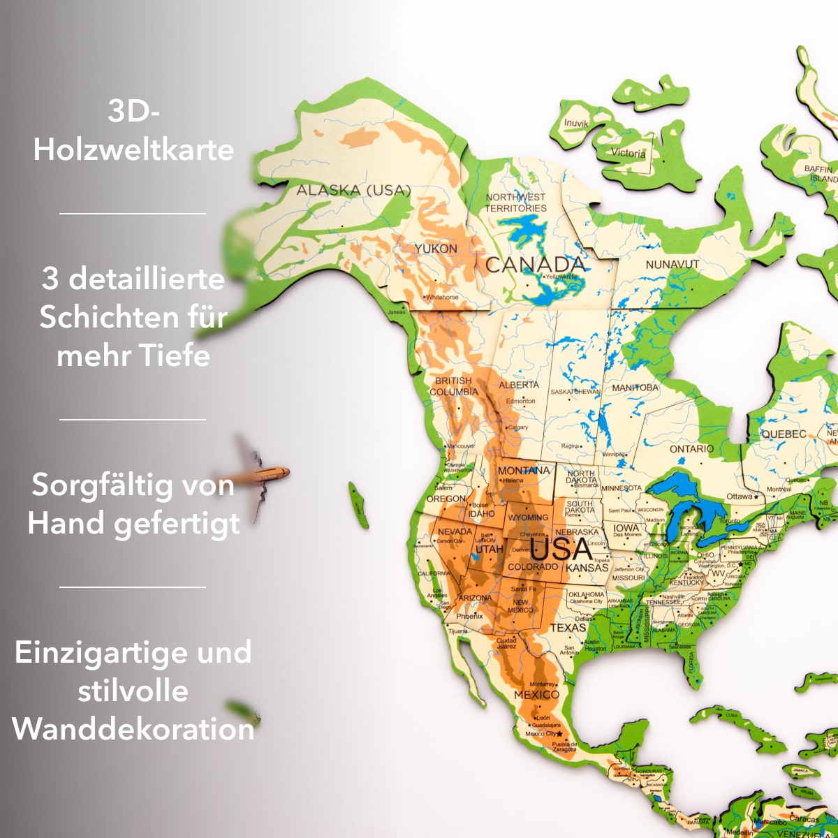 world map colorful art