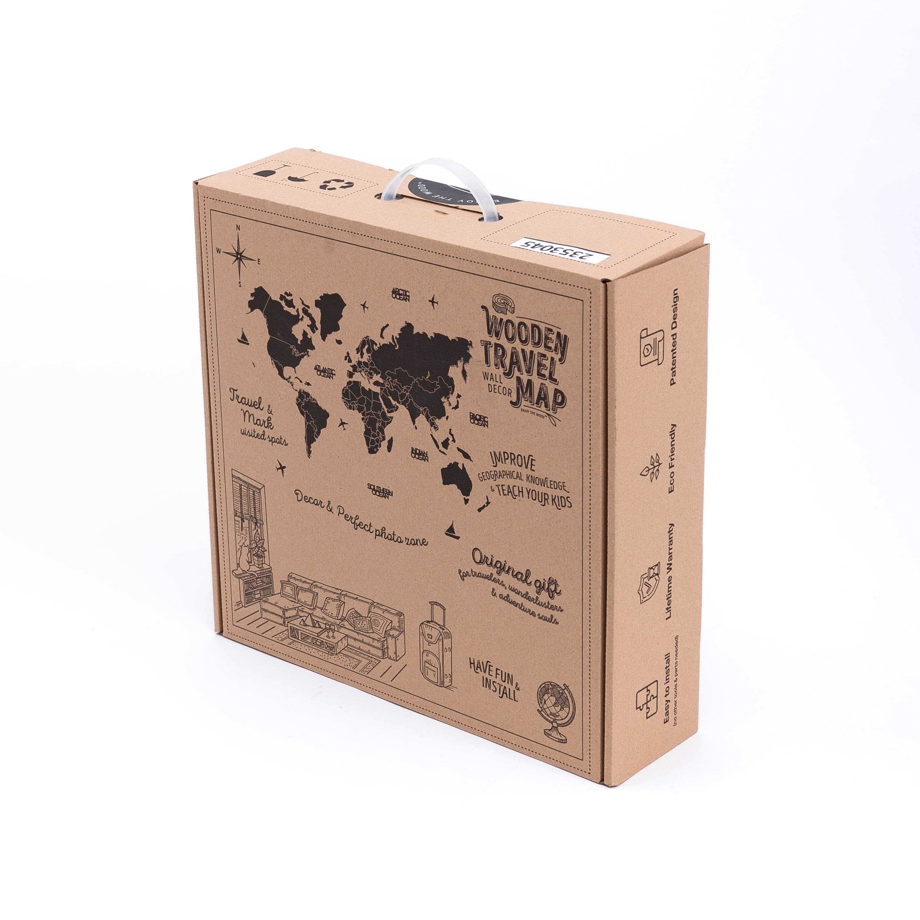 3d weltkarte aus holz