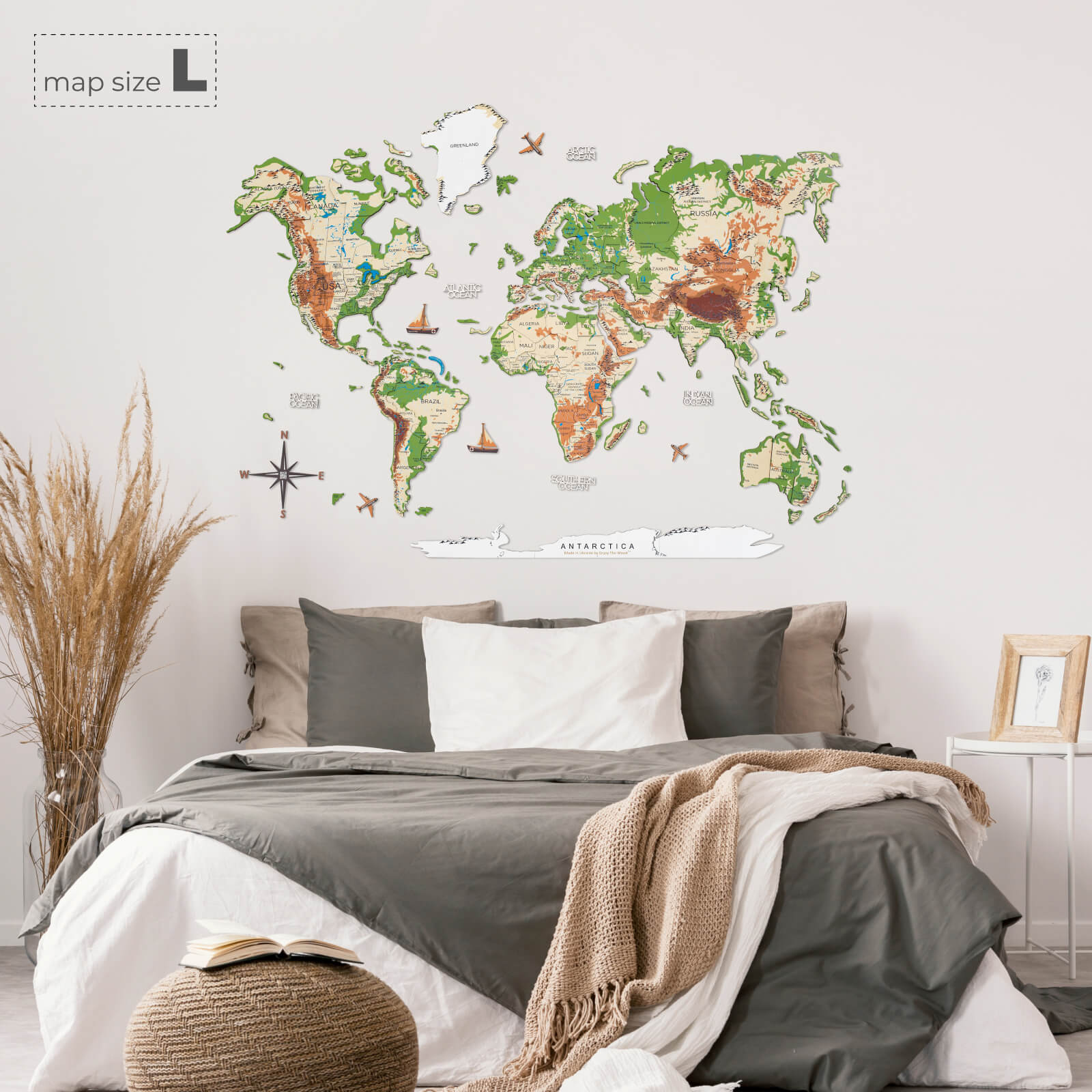 physical luminous map