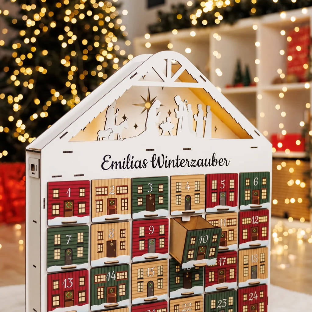 Adventskalender zum Befüllen - Bunt