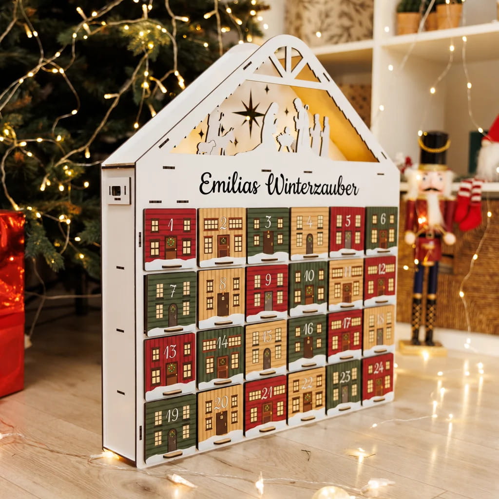 Adventskalender zum Befüllen - Bunt