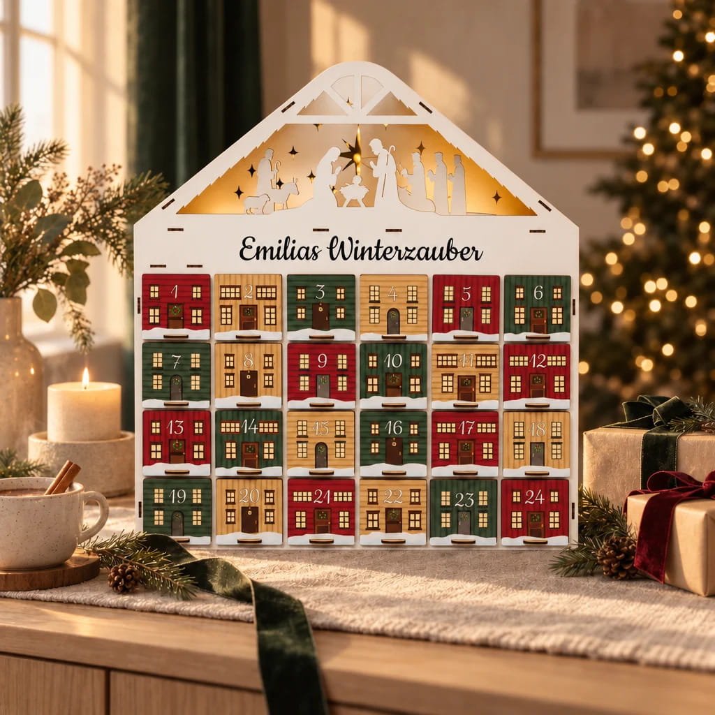 Adventskalender zum Befüllen - Bunt