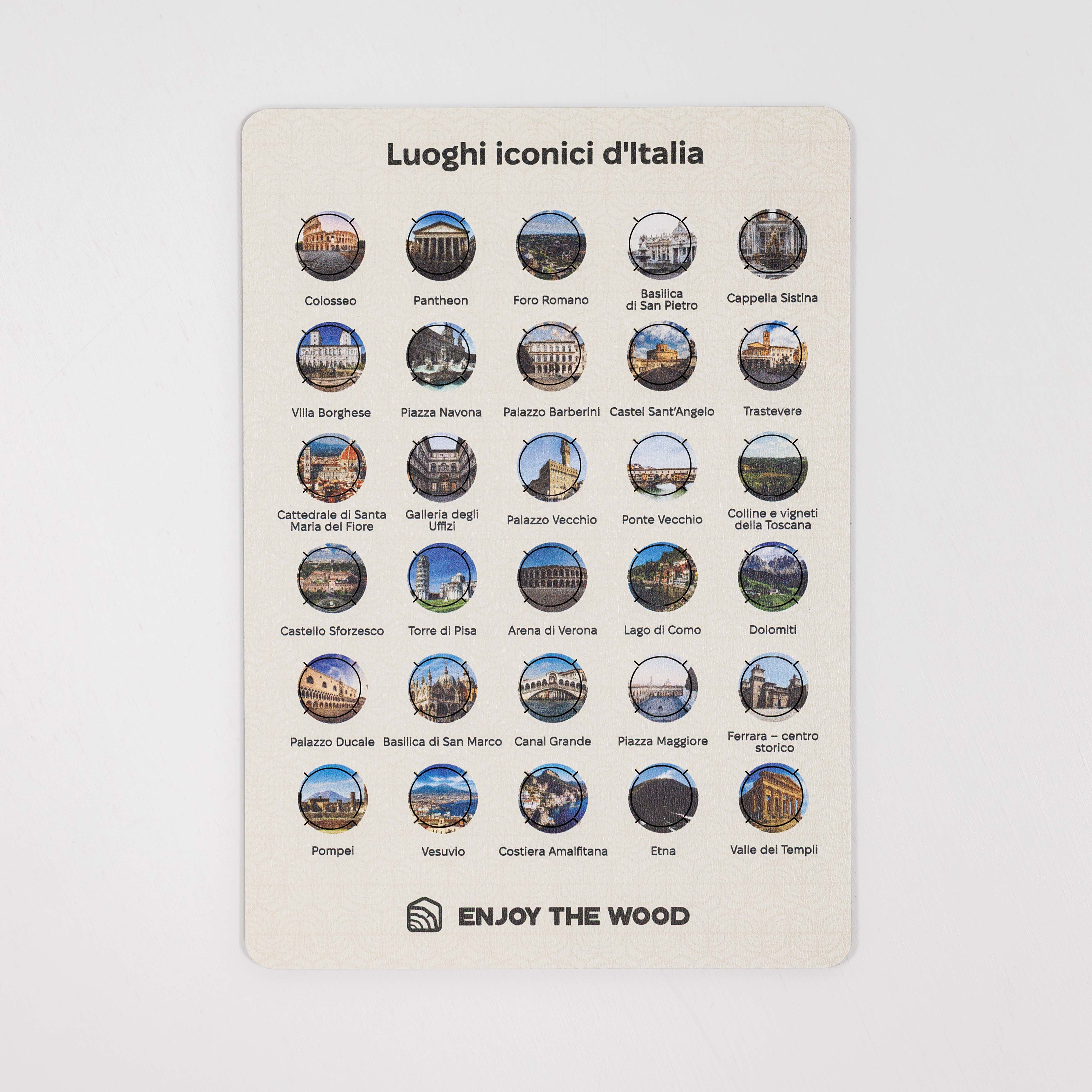 Italy Landmarks Pins by Enjoy The Wood 