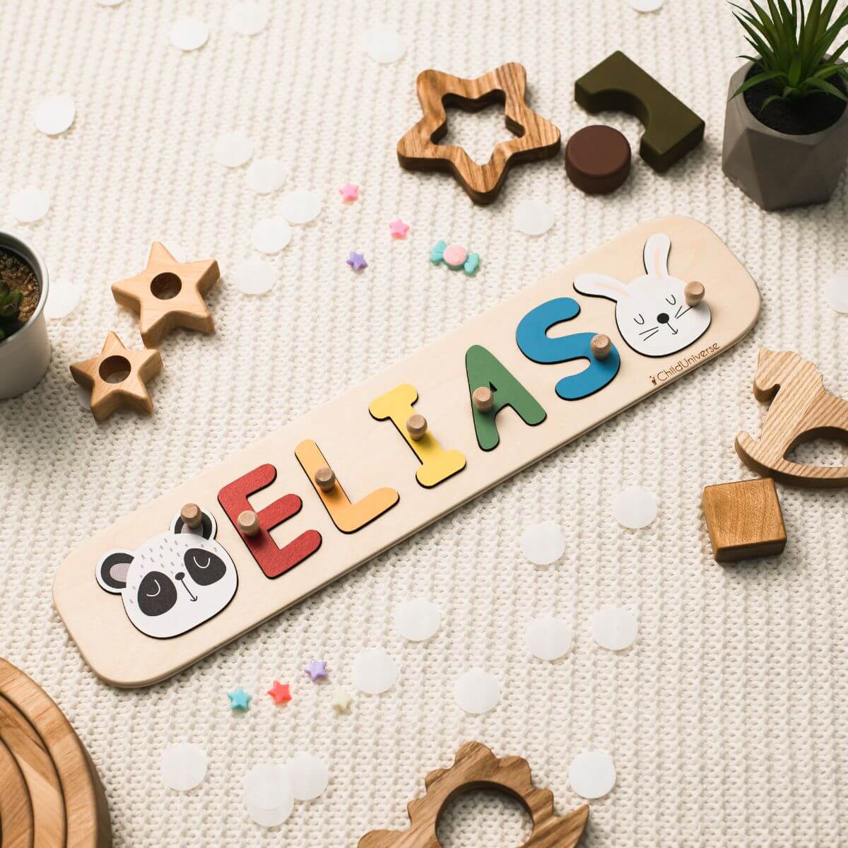 boys birthday name puzzle