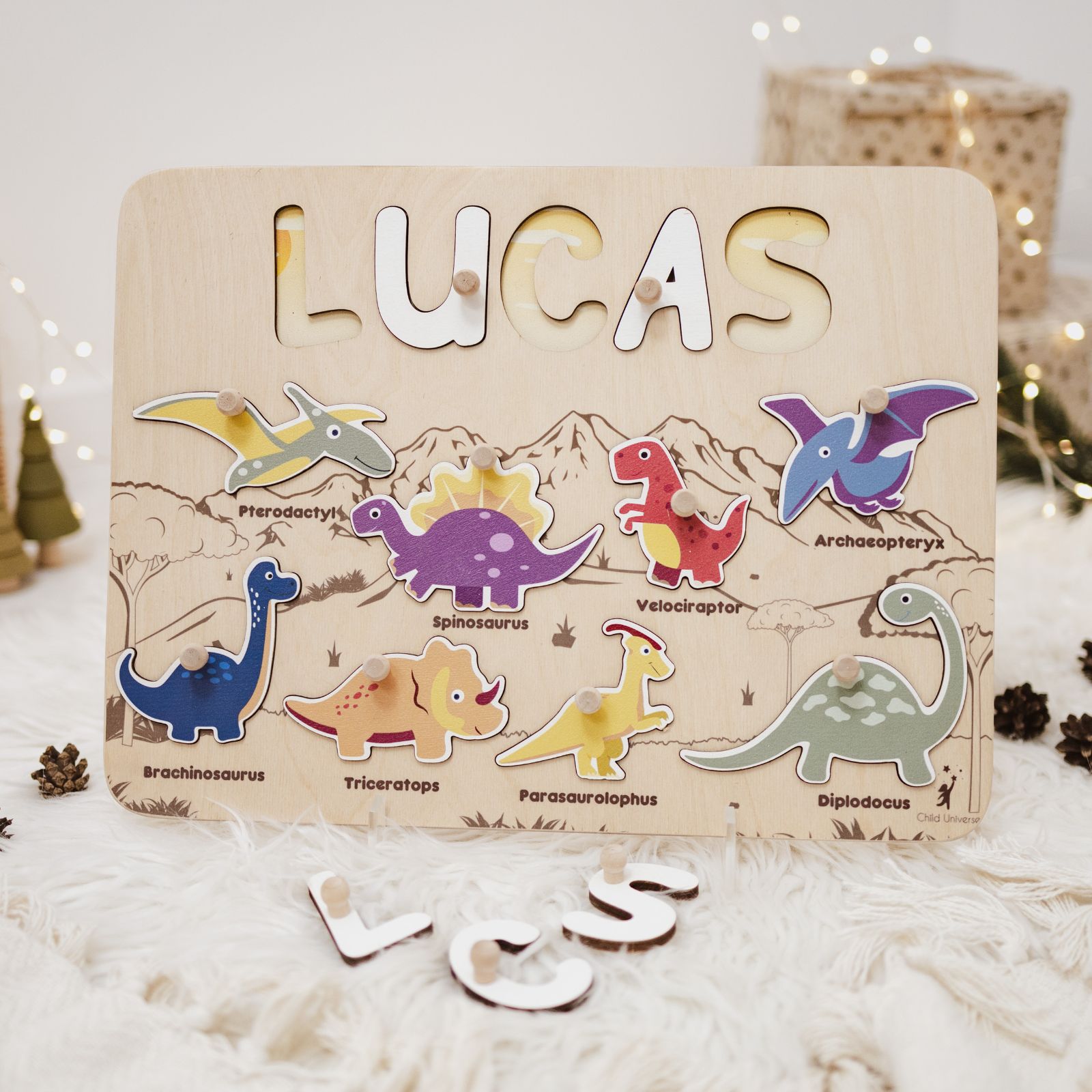 dino name board 