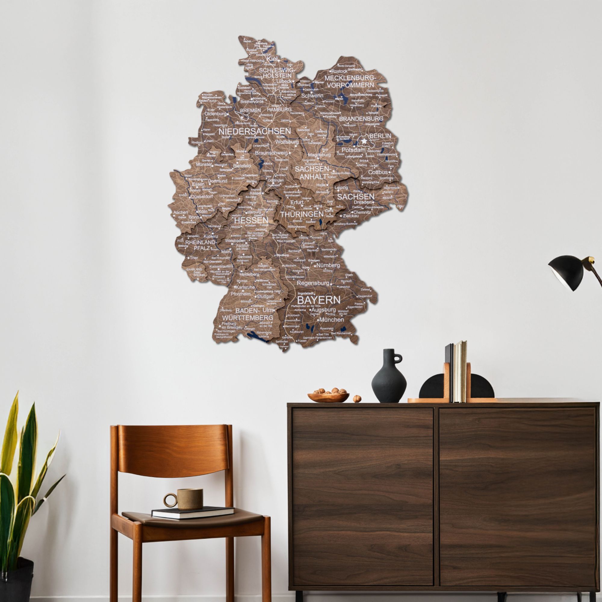 deutschlandkarte für die wand