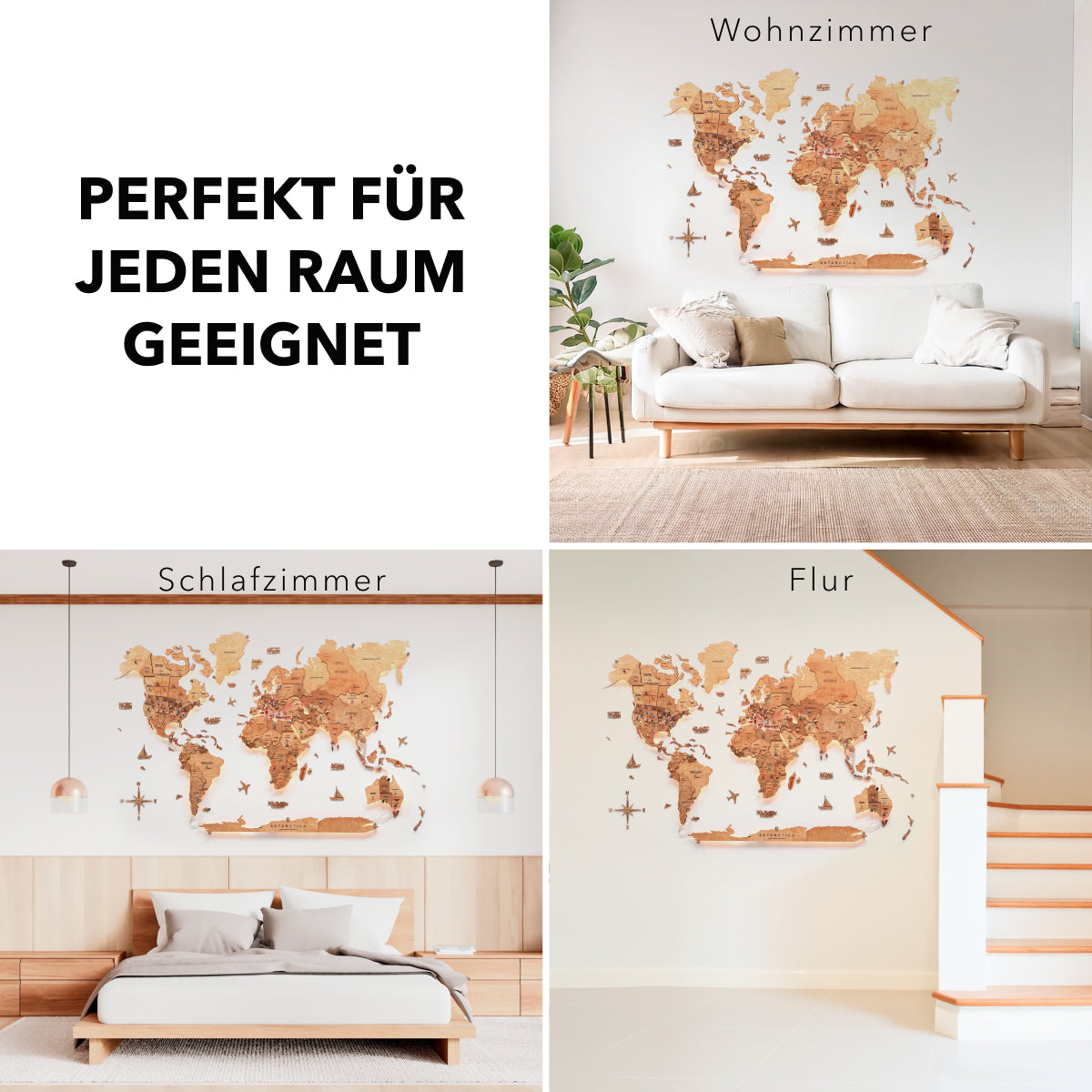 3d weltkarte holz