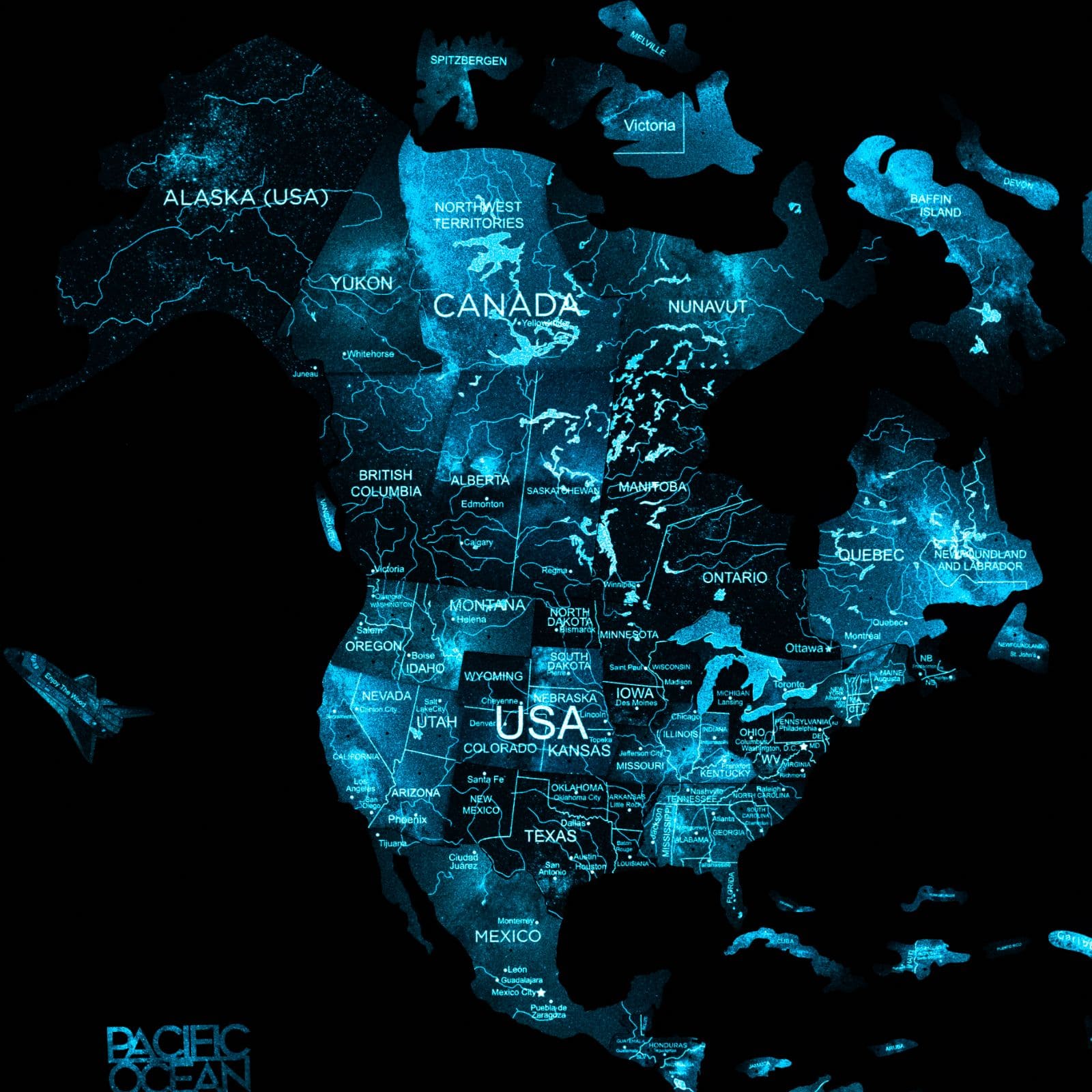 luminous map space