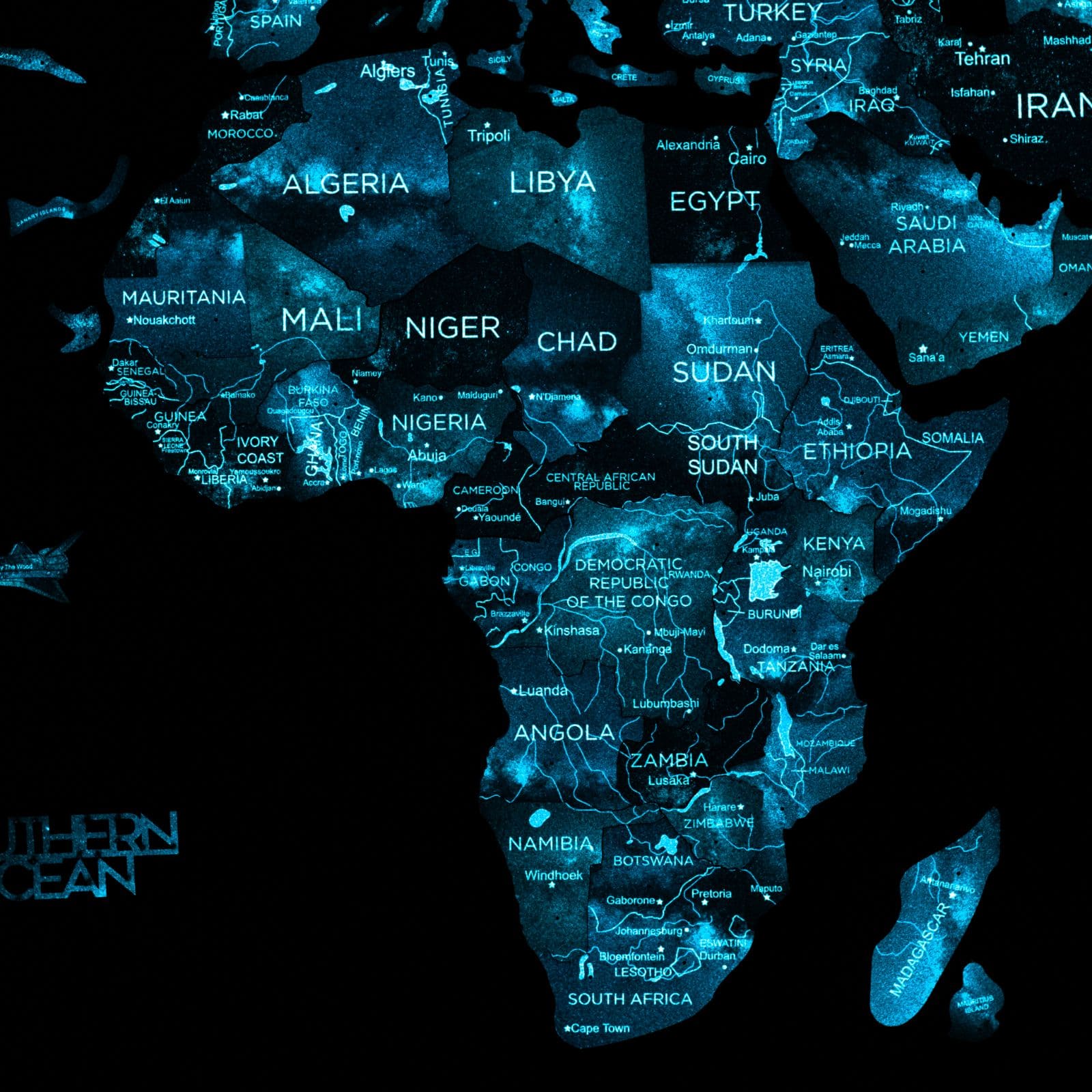 luminous map space