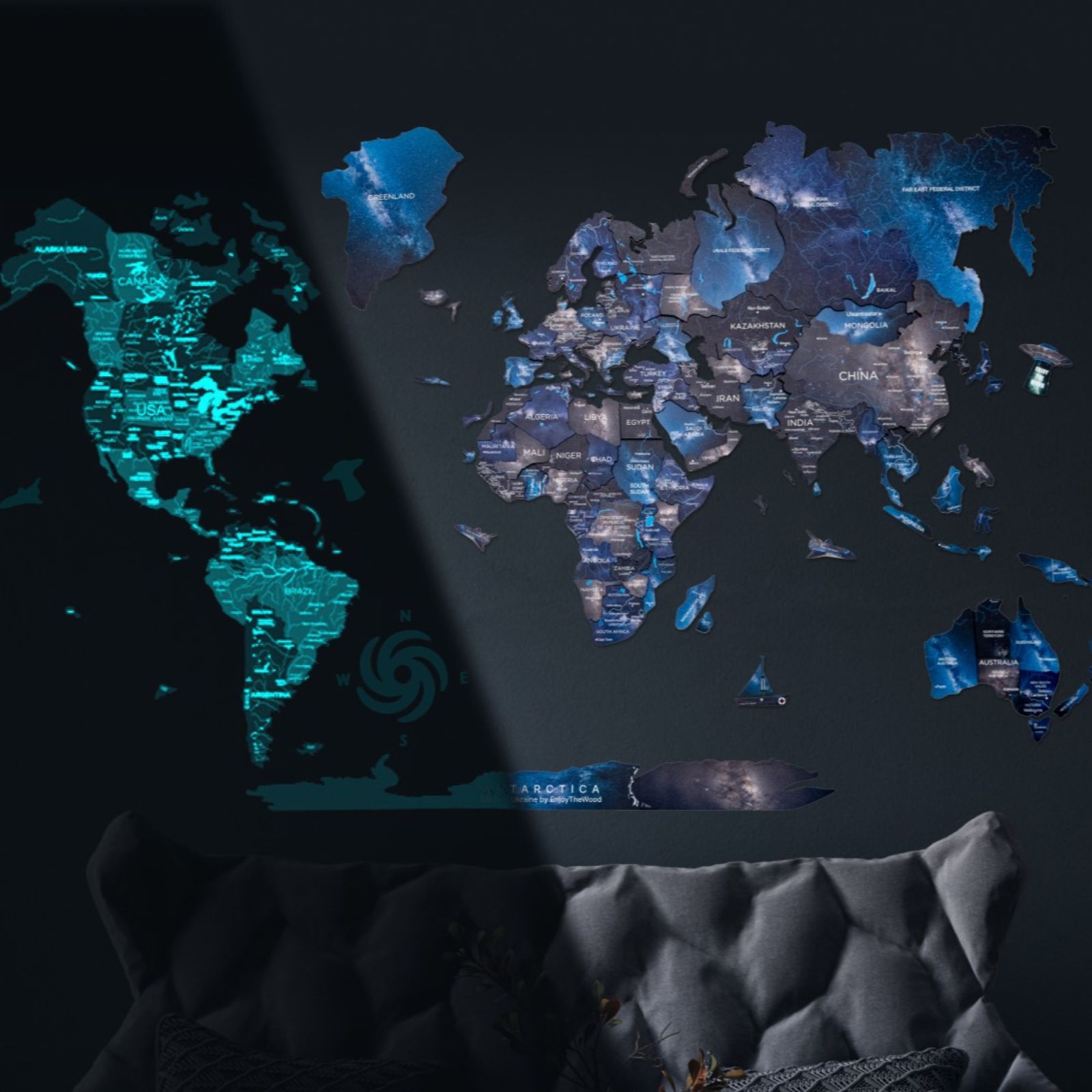 luminous map space