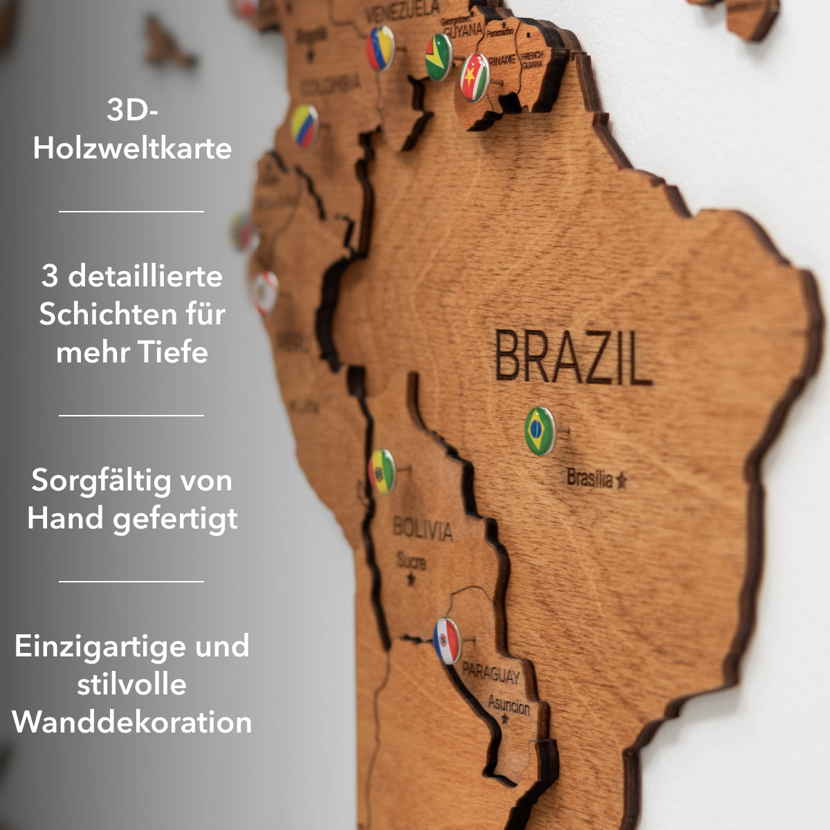 3d weltkarte holz
