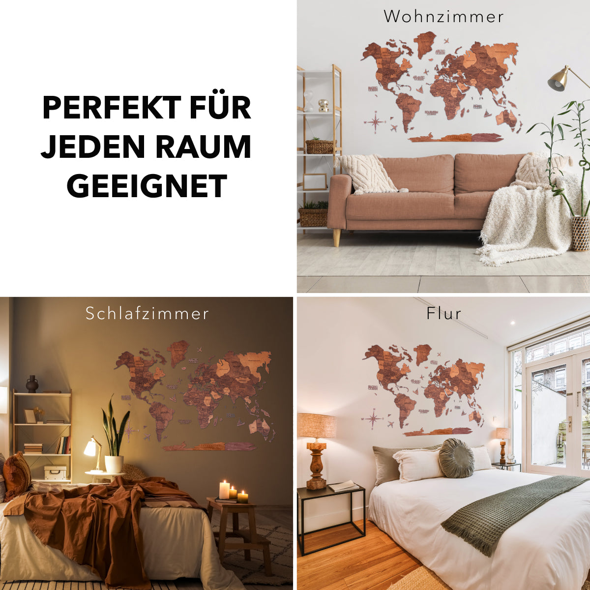 3d weltkarte holz
