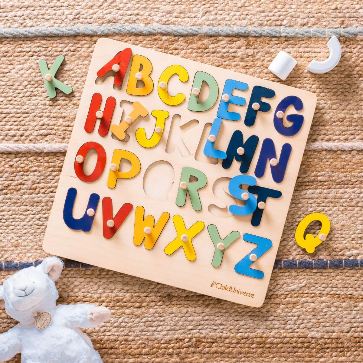 puzzle wooden alphabet