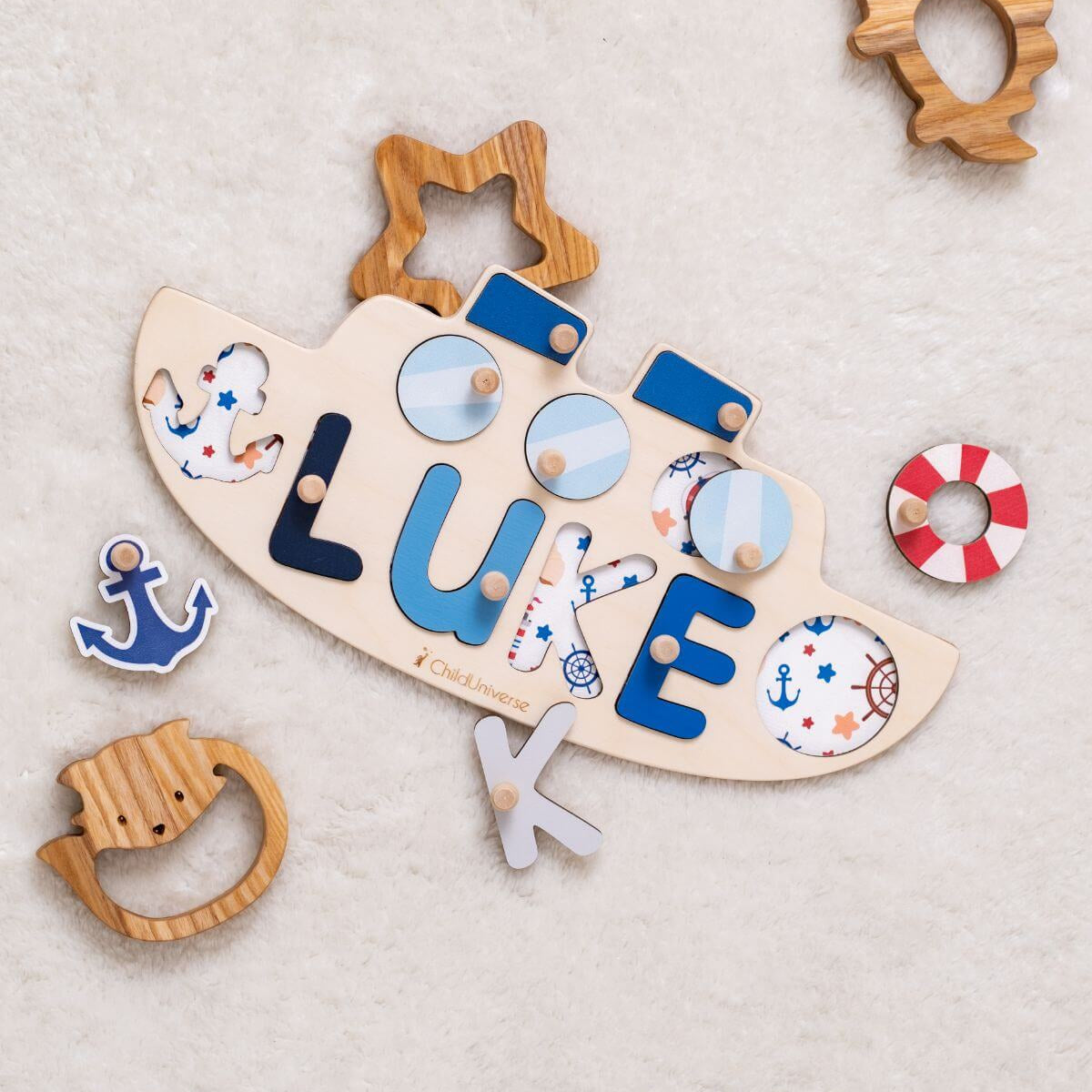 puzzle boat for chlid