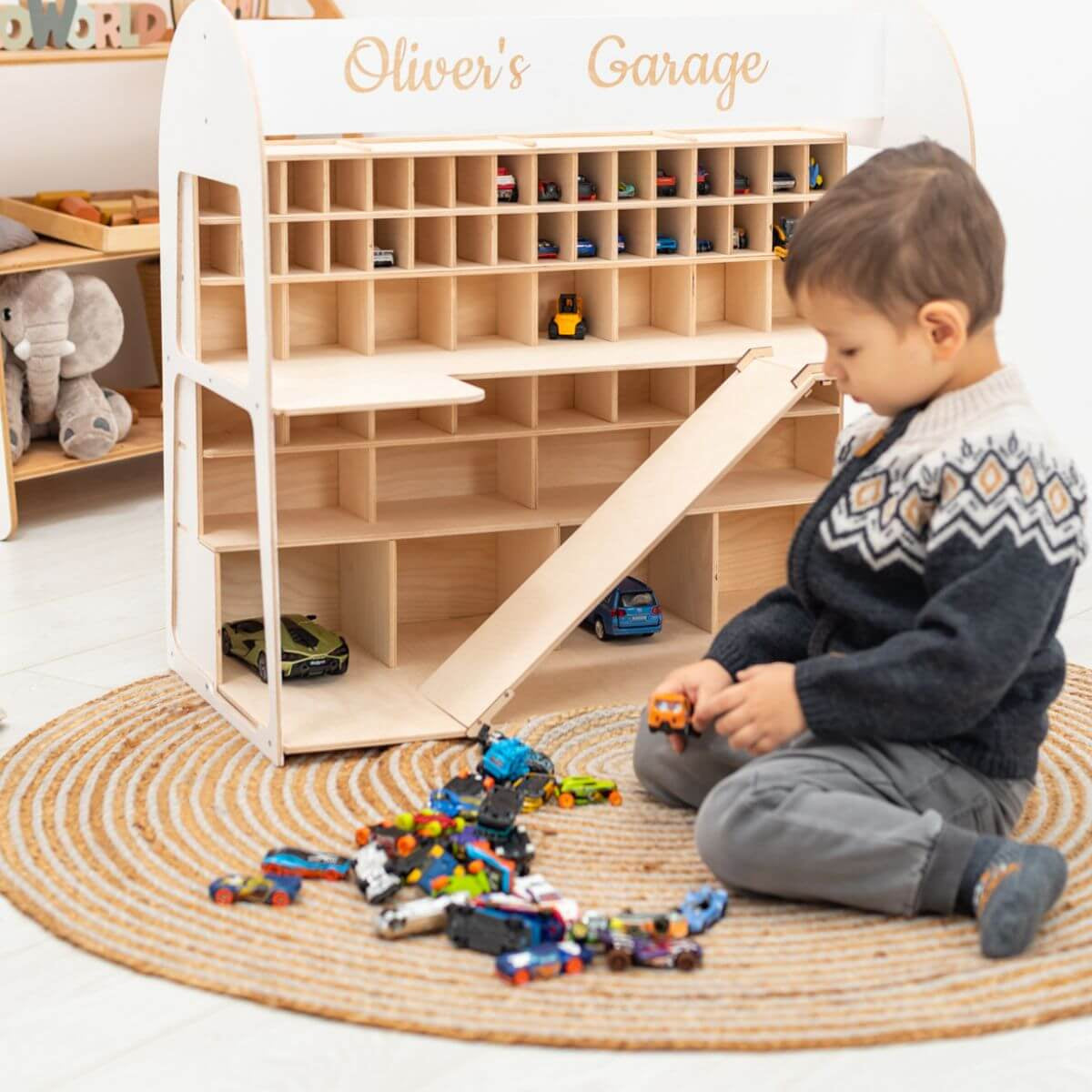 toy car garage storage