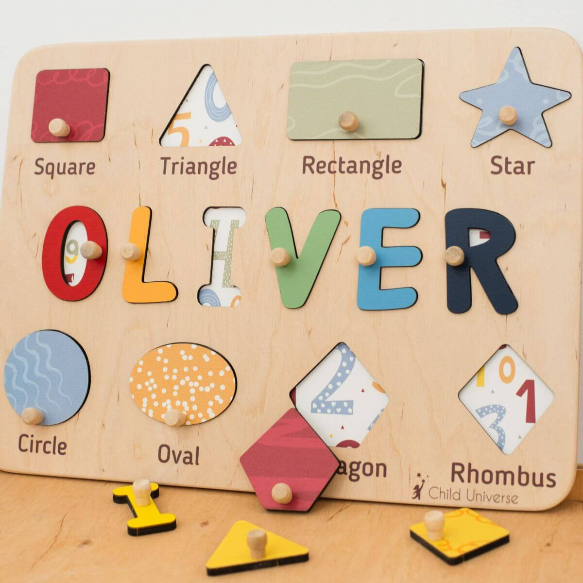 montessori wooden puzzles