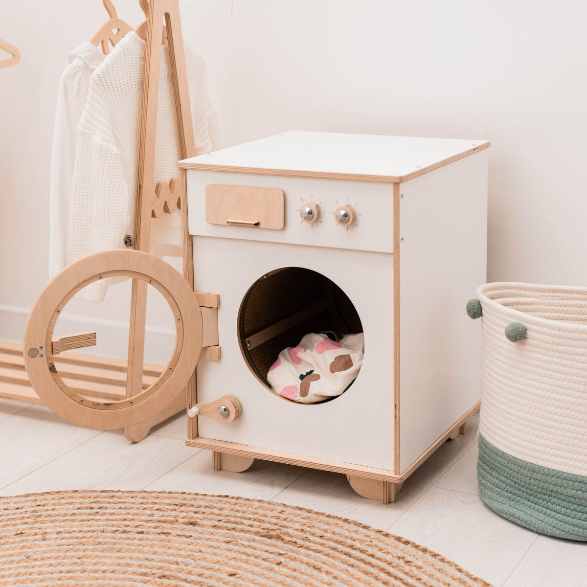 toy washing machine wooden