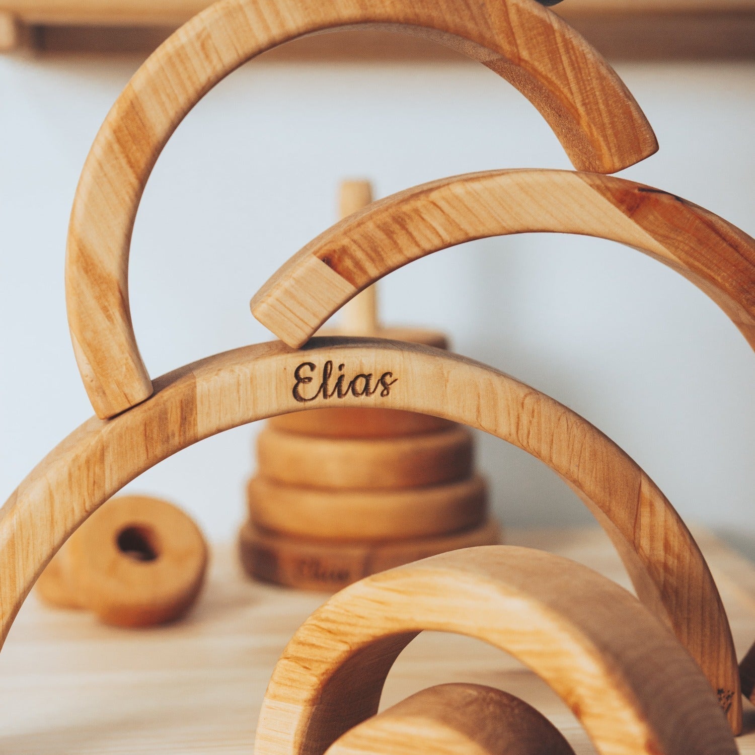 natural stacker for kids 