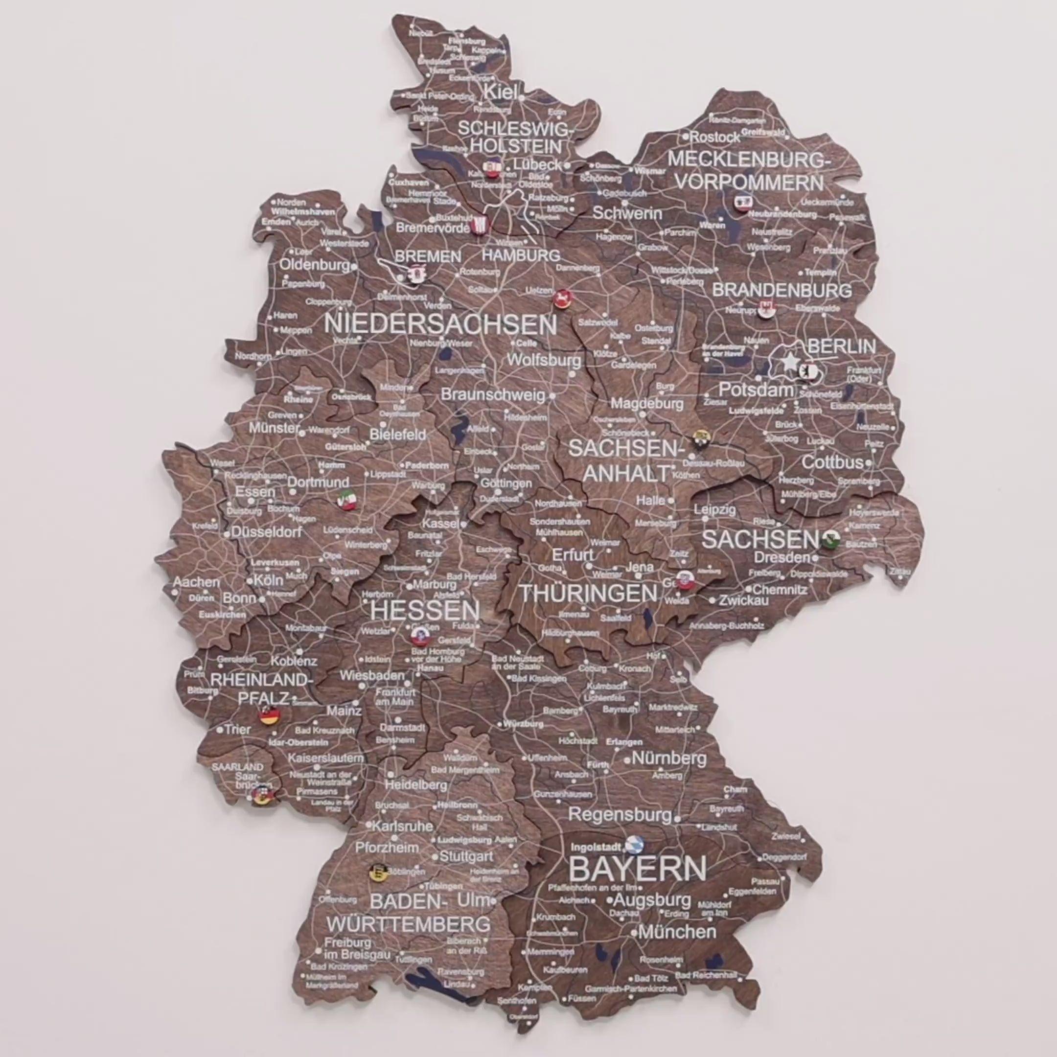 deutschlandkarte für die wand