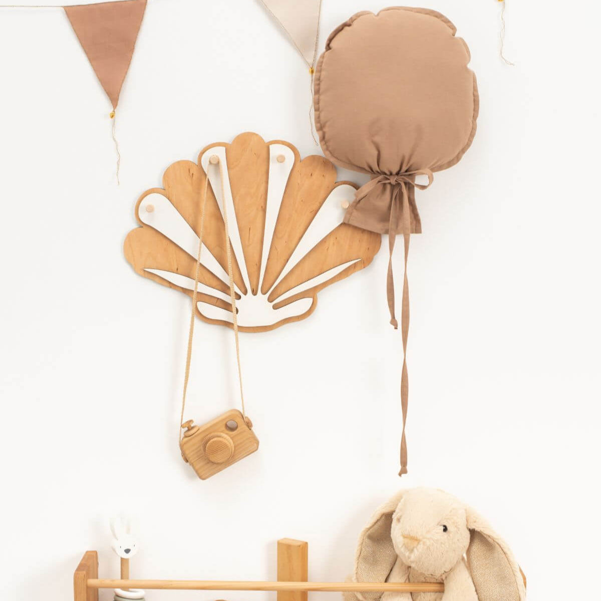 decorative wooden wall hooks ocean