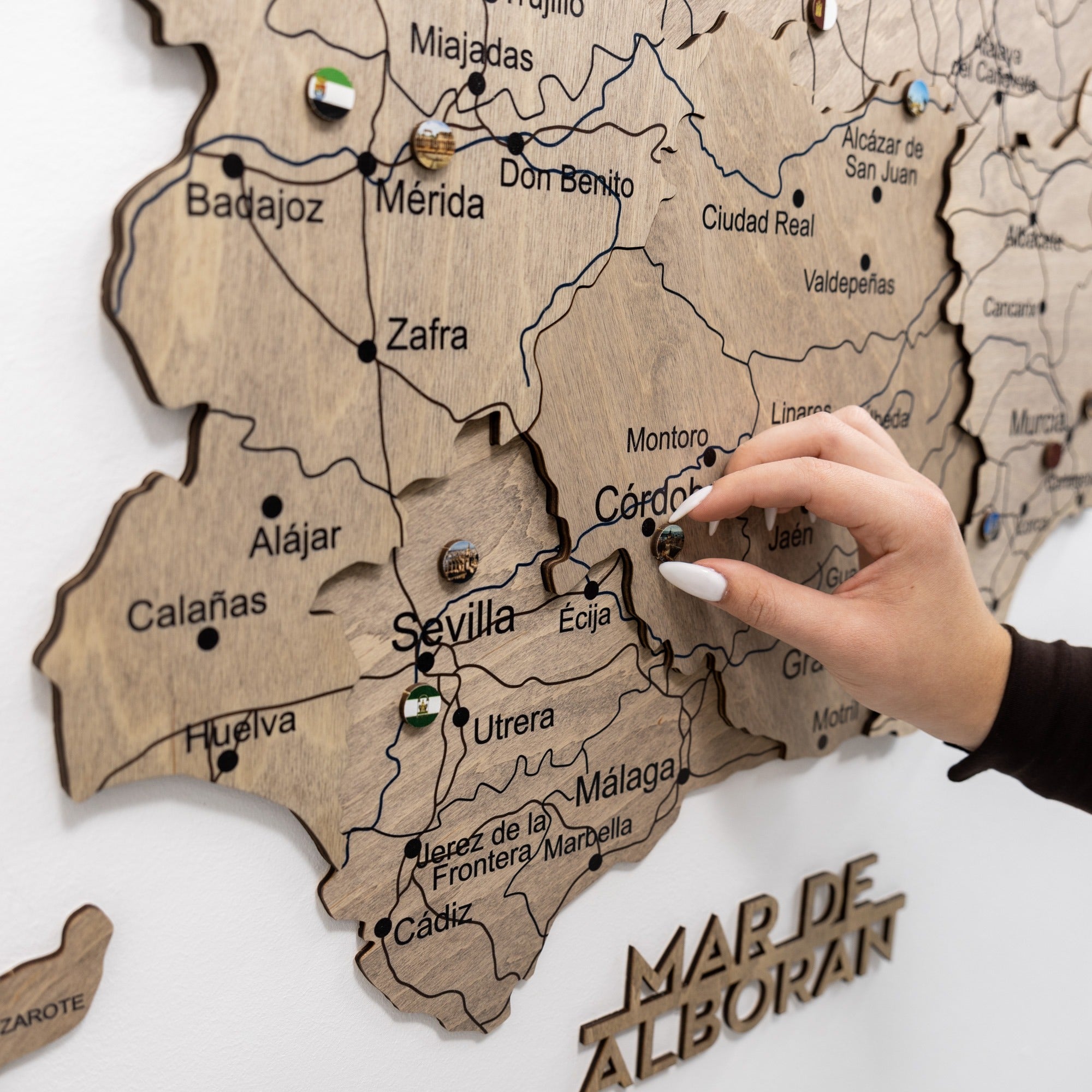 Spain Landmarks Pins by Enjoy The Wood 