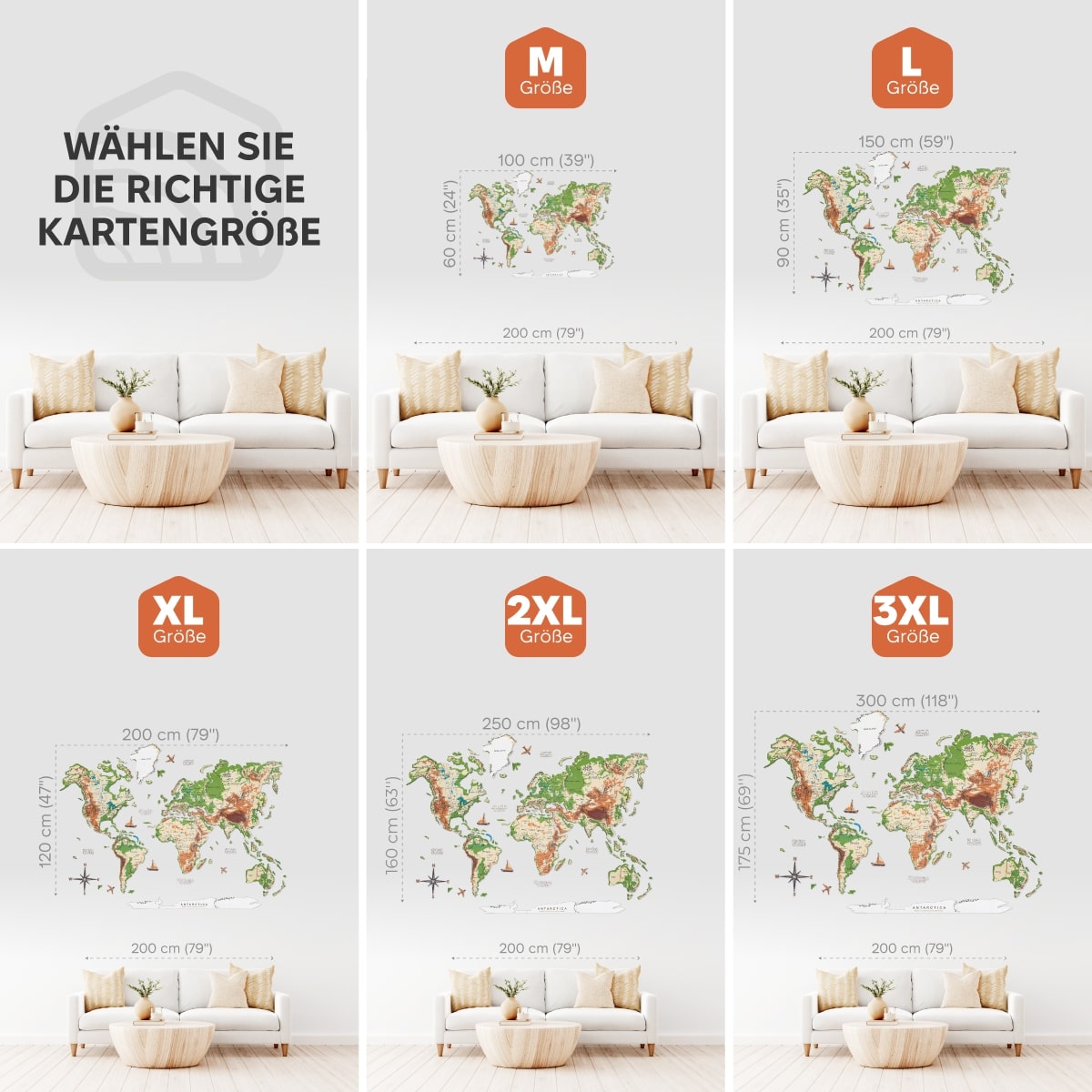 world map colorful art